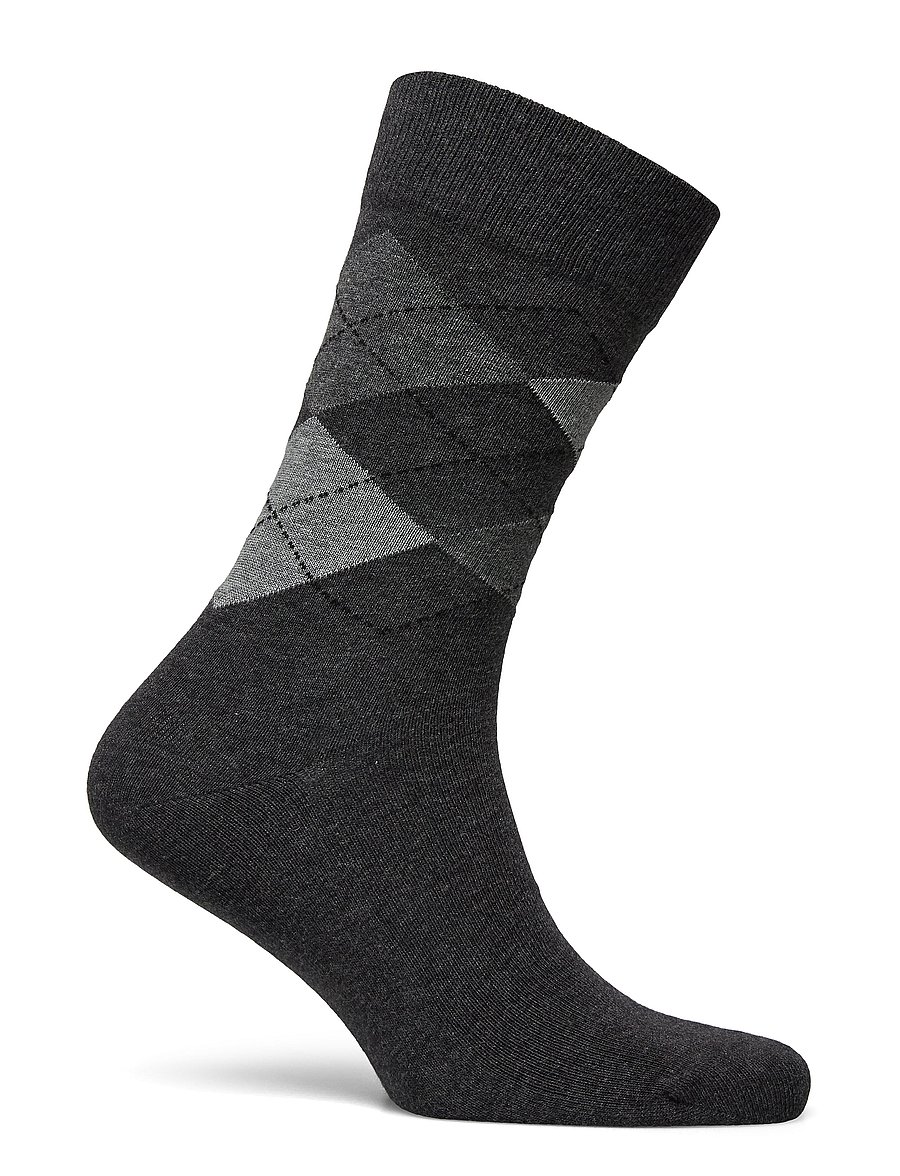 Amanda Christensen - True Ankle Argyle - tennissocken - anthracite melange - 3