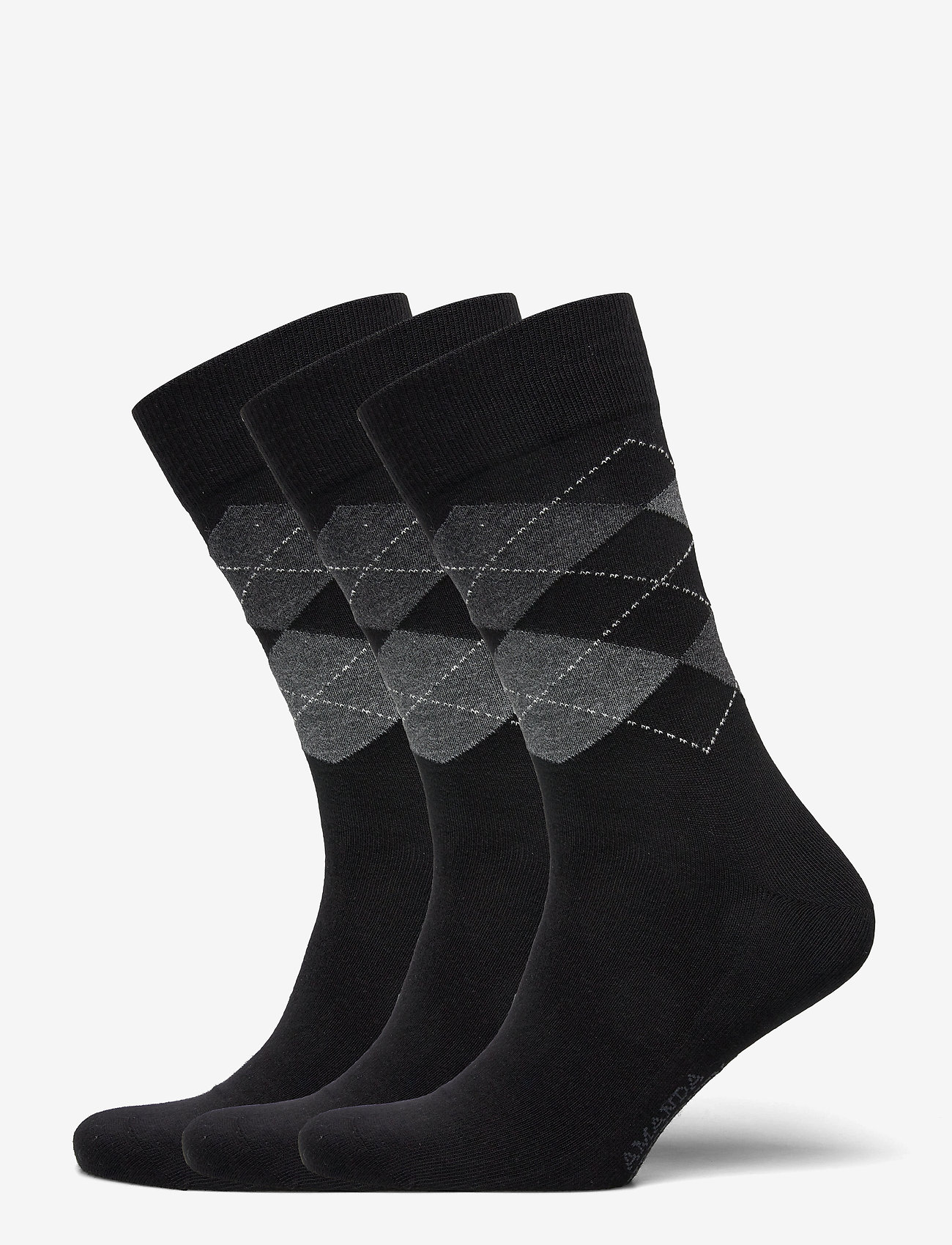 Amanda Christensen - True Ankle Argyle - crew-socken - black - 0