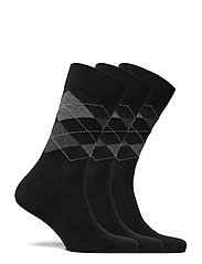 Amanda Christensen - True Ankle Argyle - regular socks - black - 3