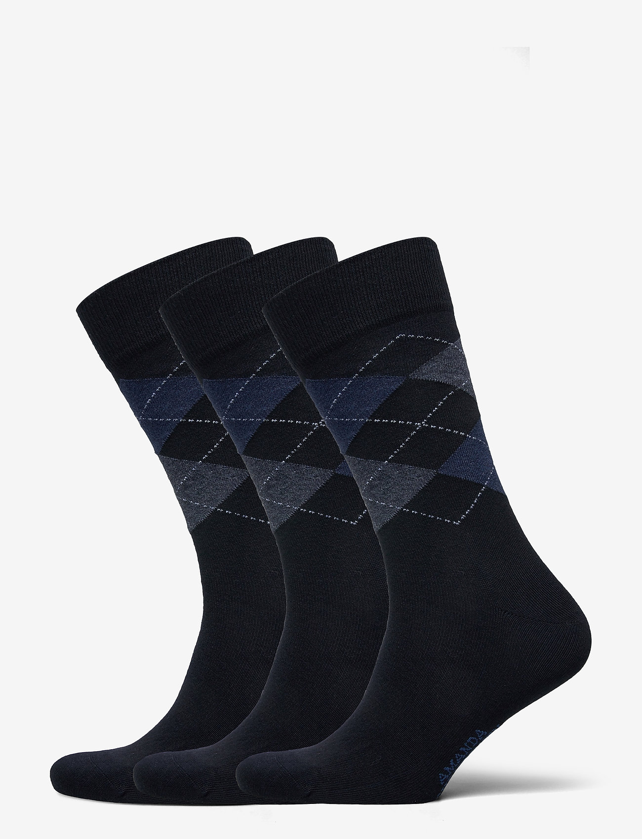 Amanda Christensen - True Ankle Argyle - dark navy - 0
