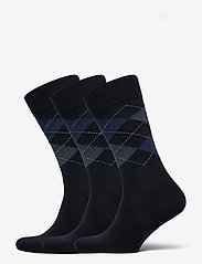 Amanda Christensen - True Ankle Argyle - regular socks - dark navy - 0
