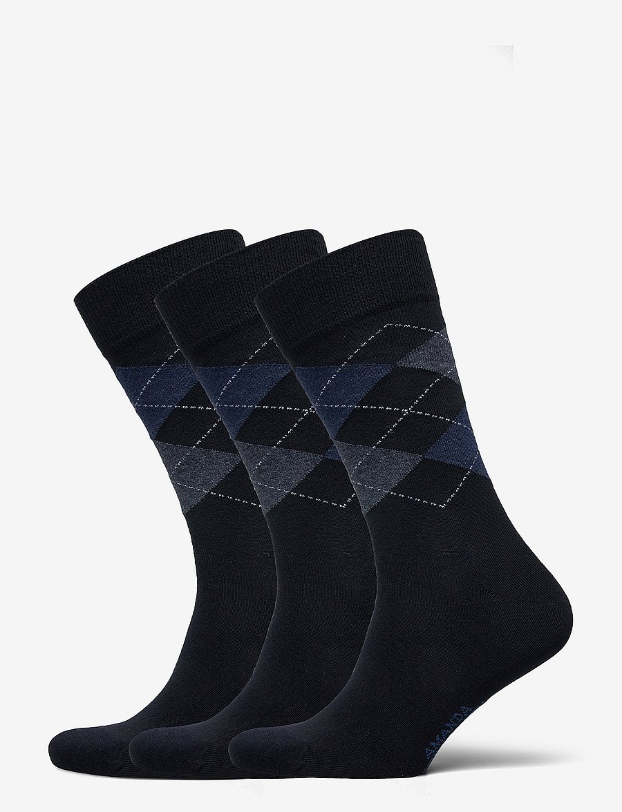 Amanda Christensen - True Ankle Argyle - tennissocken - dark navy - 0