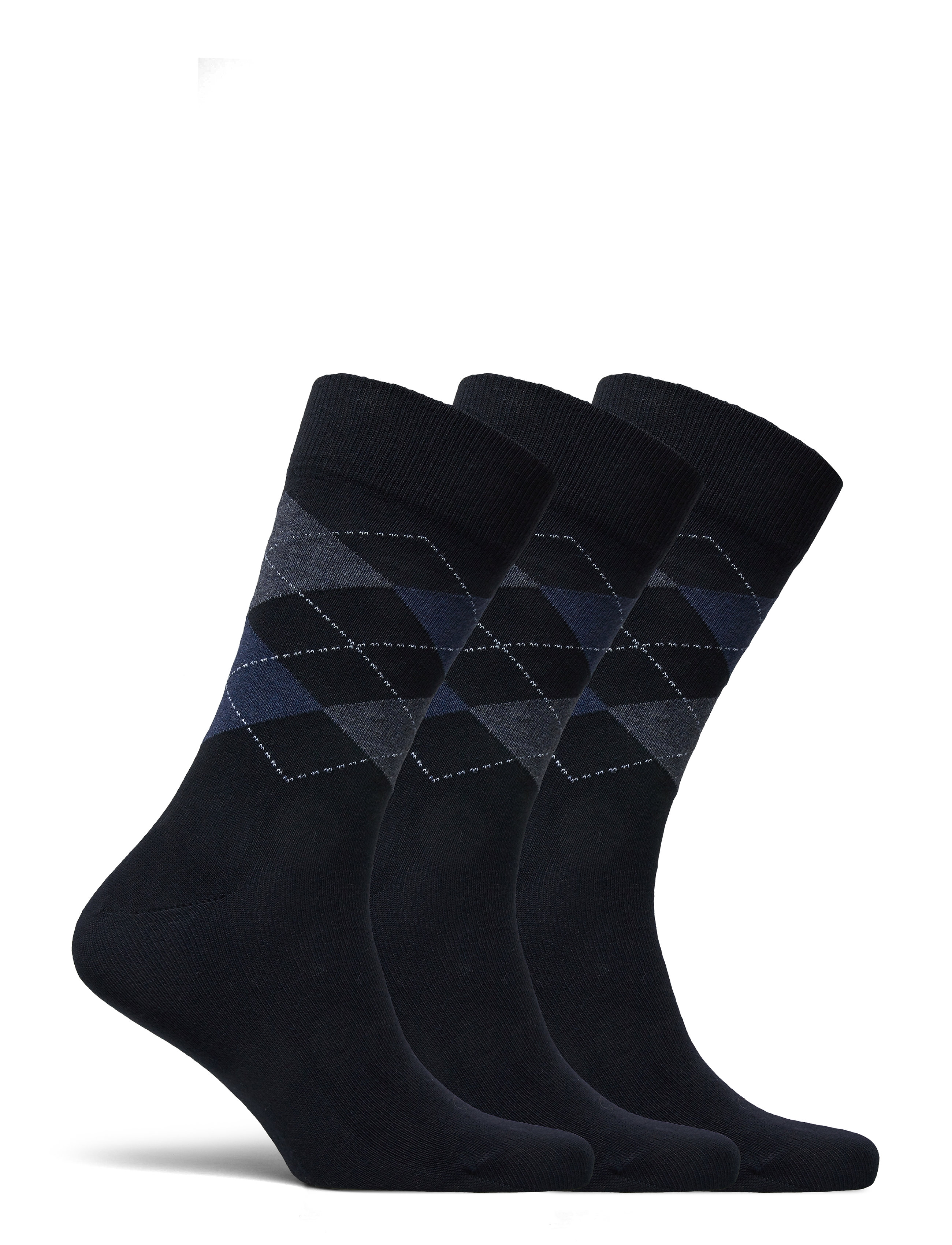 Amanda Christensen - True Ankle Argyle - vanliga strumpor - dark navy - 1