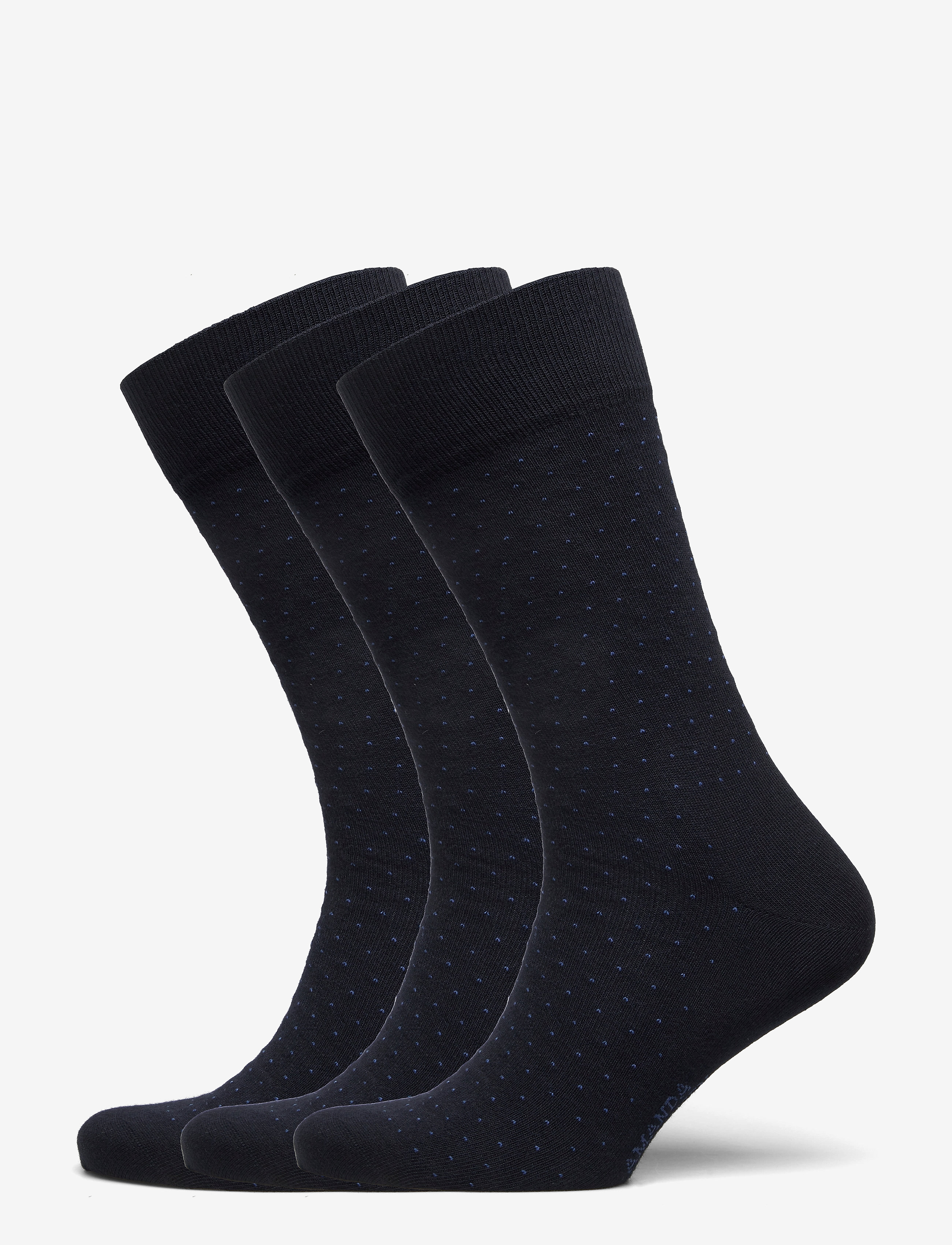 Amanda Christensen True Micro Dot Sock, 39-42, Socks, Schwarz - Regular Männerswear
