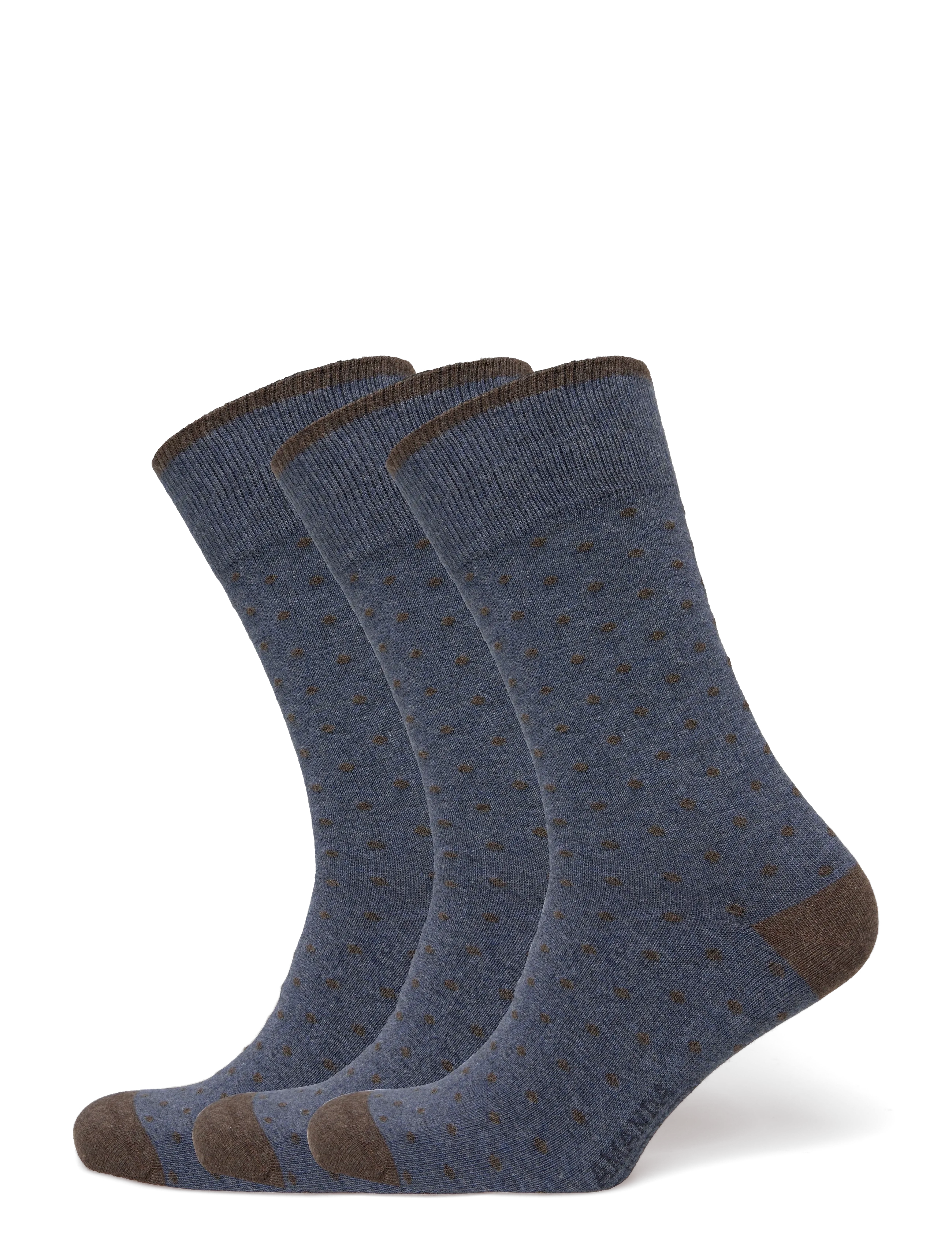 Amanda Christensen True Dot Sock, 43-46, Socks, Blau - Regular Männerswear