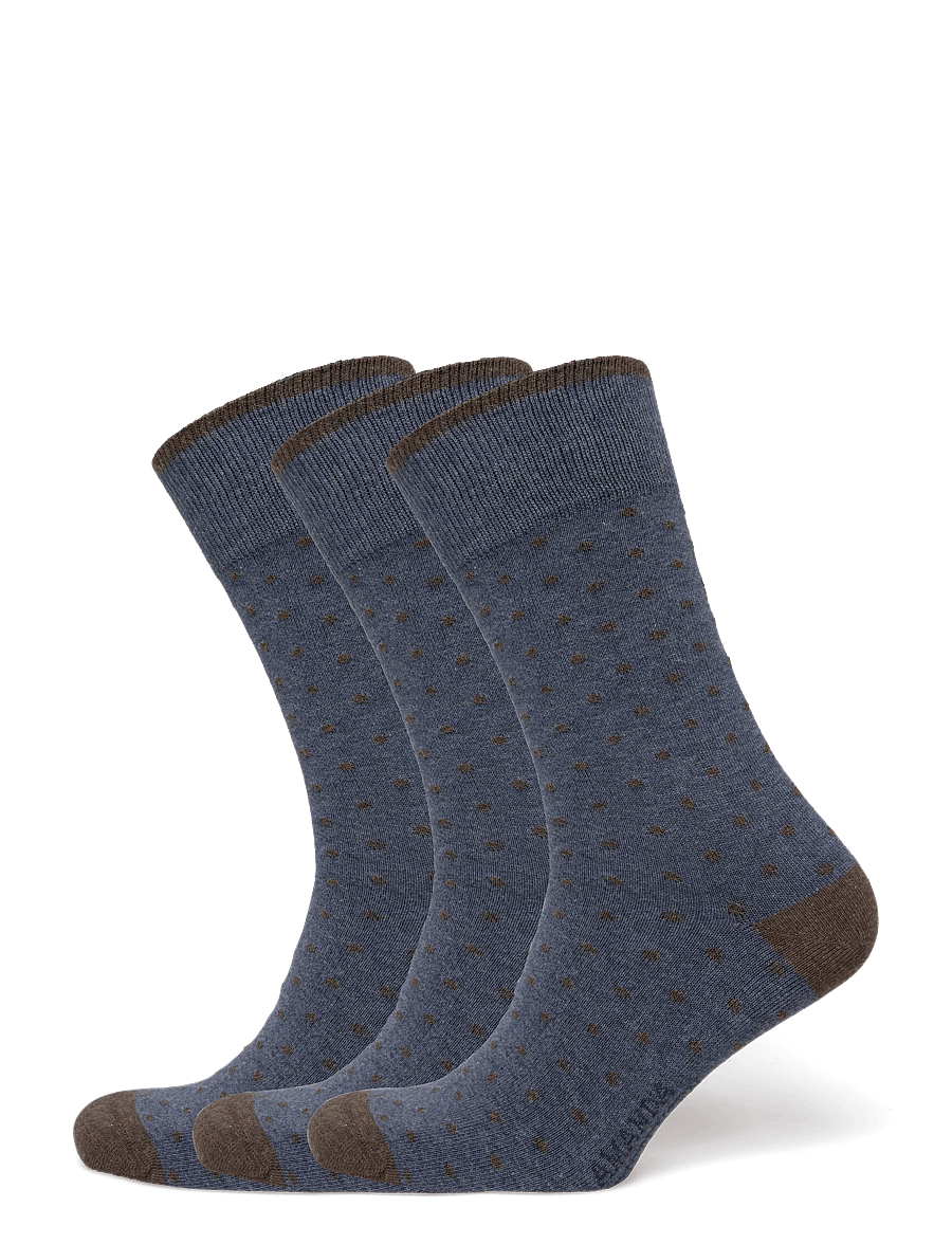 Amanda Christensen - True Dot Sock - tennissocken - dk blue melange - 0