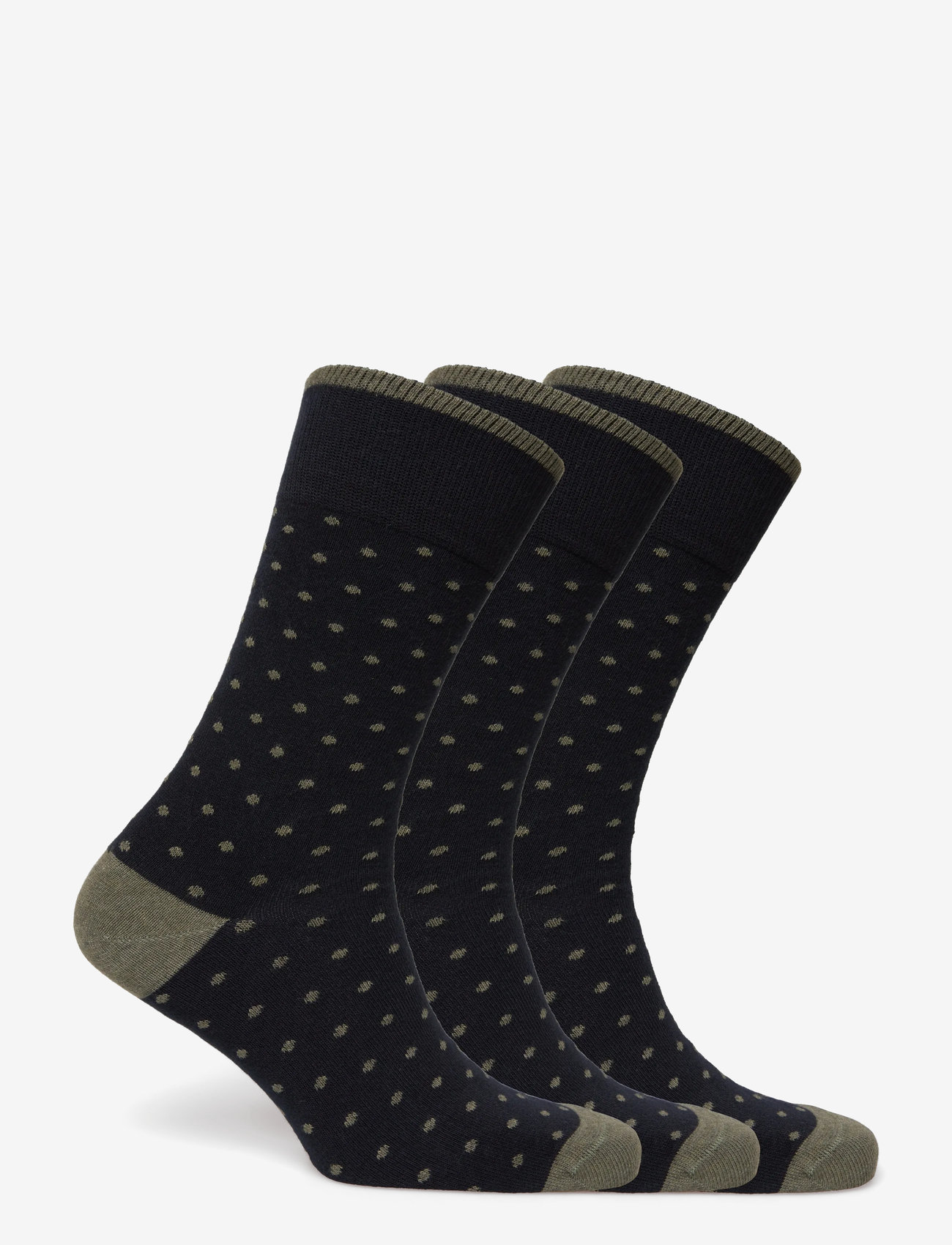 Amanda Christensen - True Dot Sock - crew-socken - dk navy - 1
