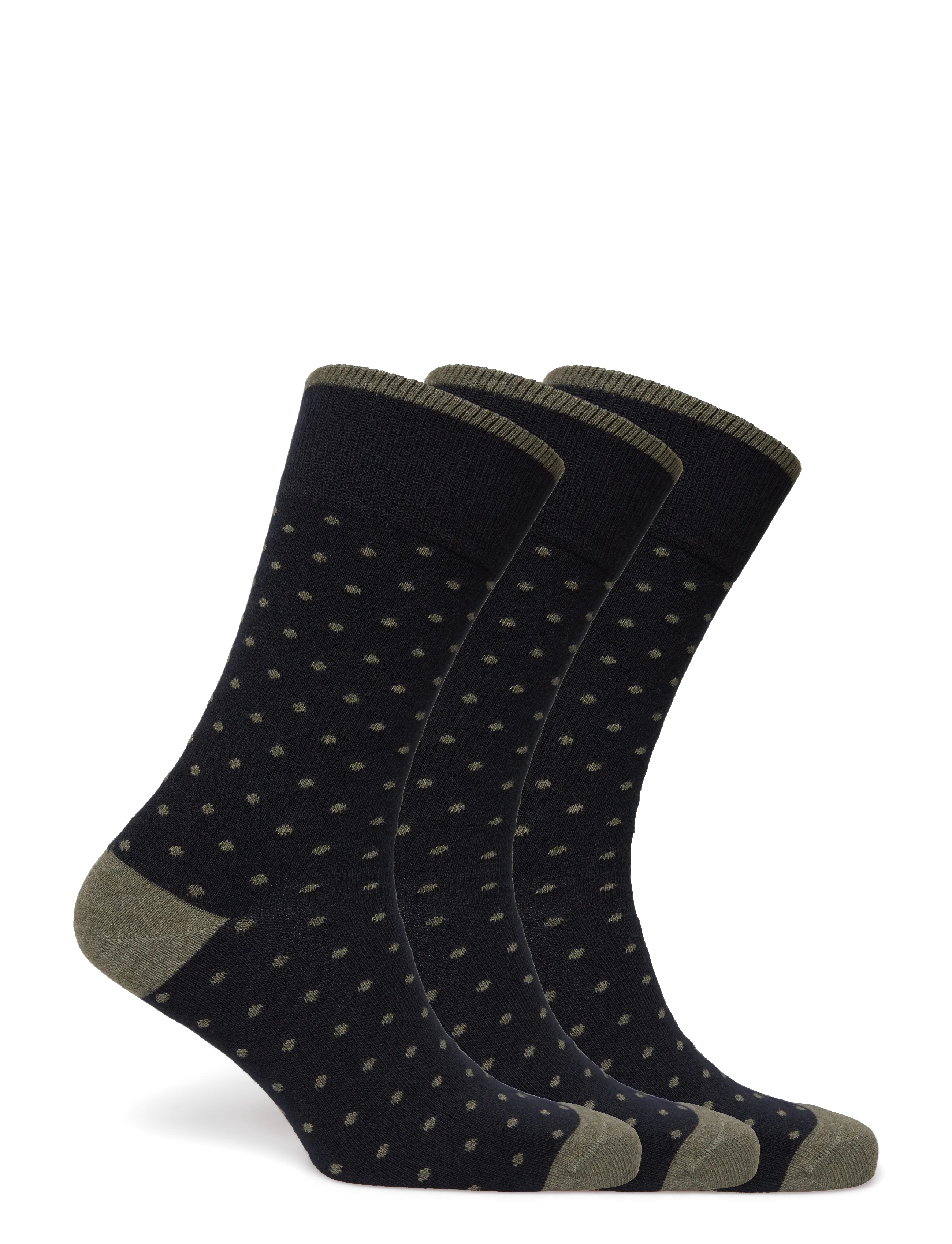 Amanda Christensen - True Dot Sock - crew-socken - dk navy - 1