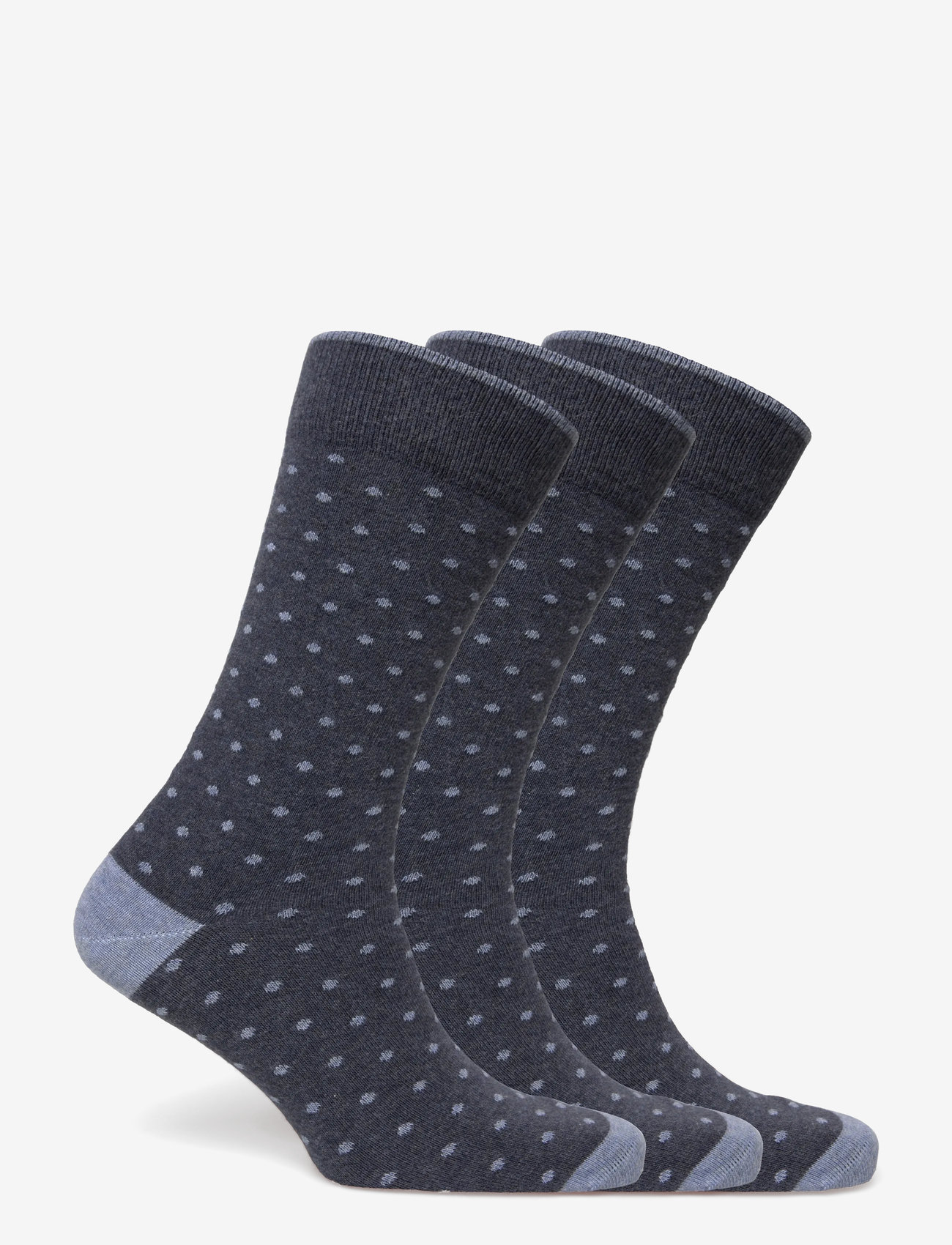 Amanda Christensen - True Dot Sock - crew-socken - navy melange - 1