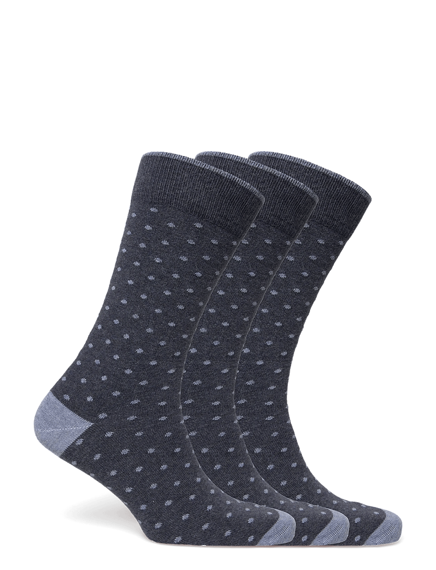 Amanda Christensen - True Dot Sock - tennissocken - navy melange - 1