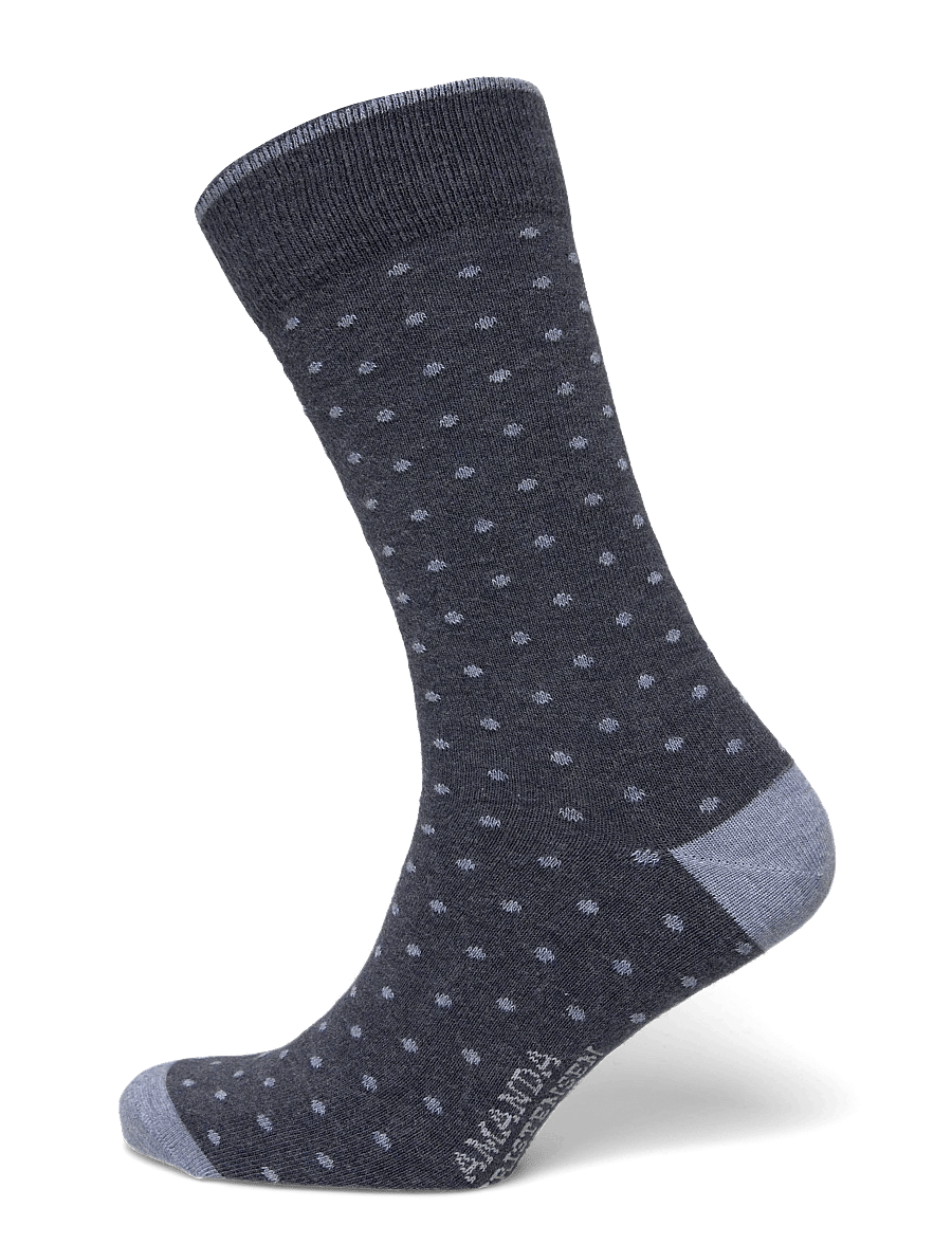 Amanda Christensen - True Dot Sock - tennissocken - navy melange - 2