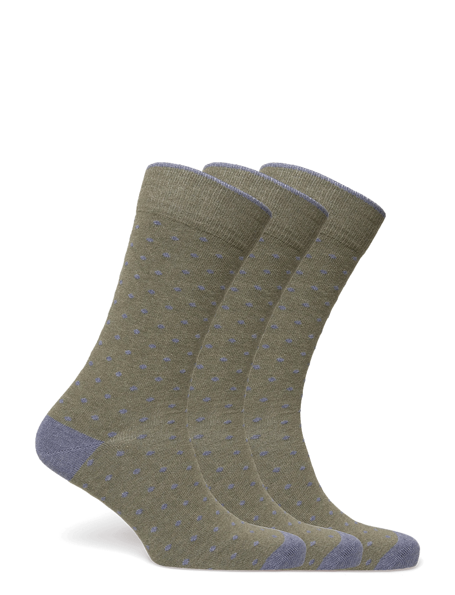 Amanda Christensen - True Dot Sock - tennissocken - olive melange - 1