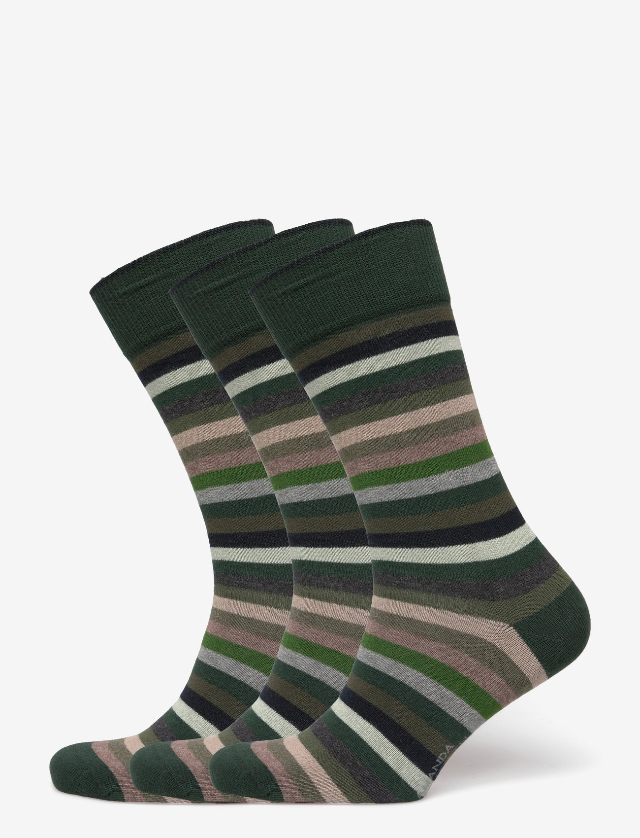Amanda Christensen - True Block Stripe - crew-socken - green - 0