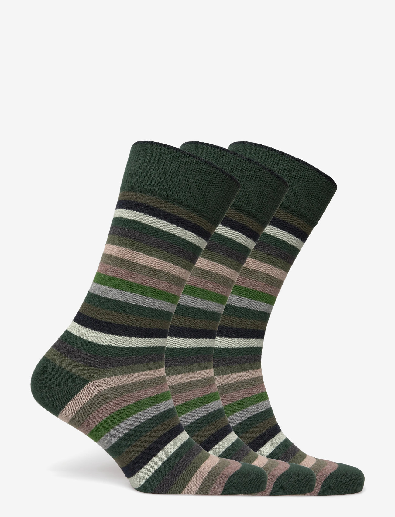 Amanda Christensen - True Block Stripe - crew-socken - green - 1
