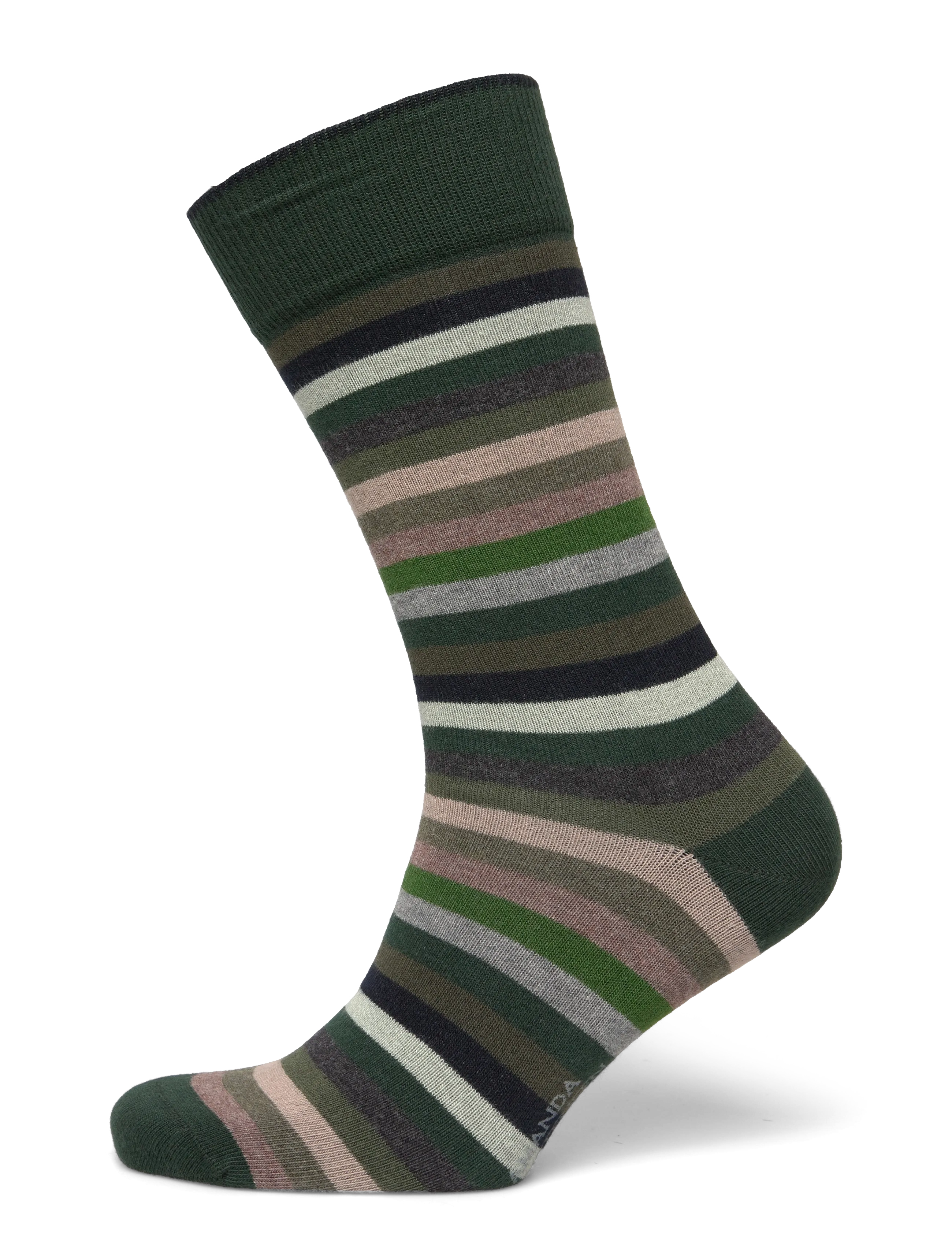 Amanda Christensen - True Block Stripe - crew-socken - green - 2