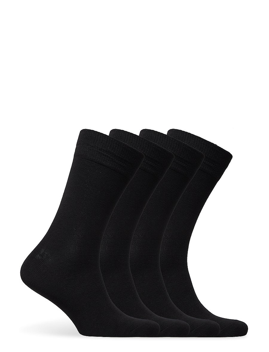 Amanda Christensen - Bamboo Crew Sock 4-pack - crew-socken - black - 1