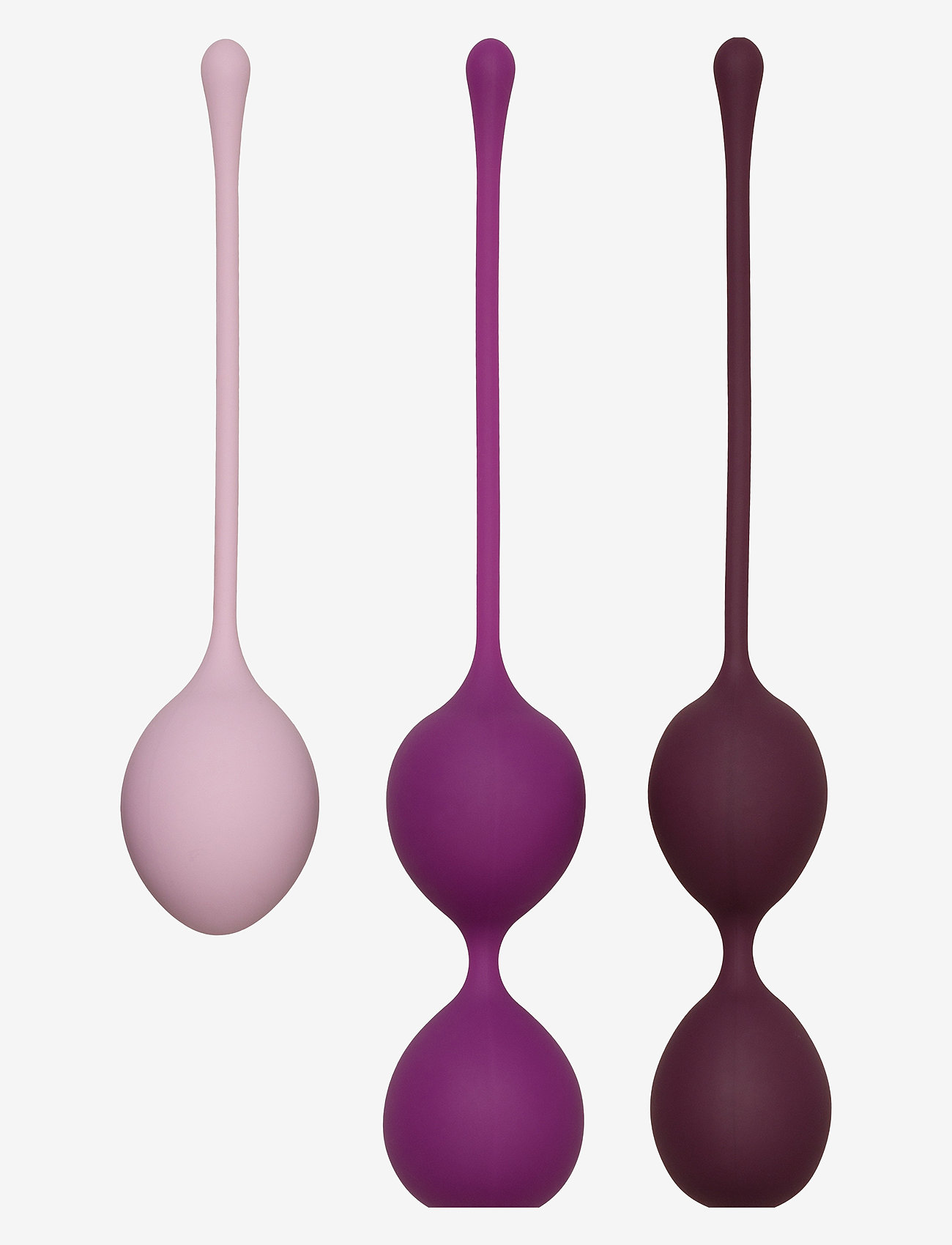 Amaysin - Amaysin Triple Kegel Exerciser Balls Set - sex & intimacy - rose;purple;bordeaux - 0