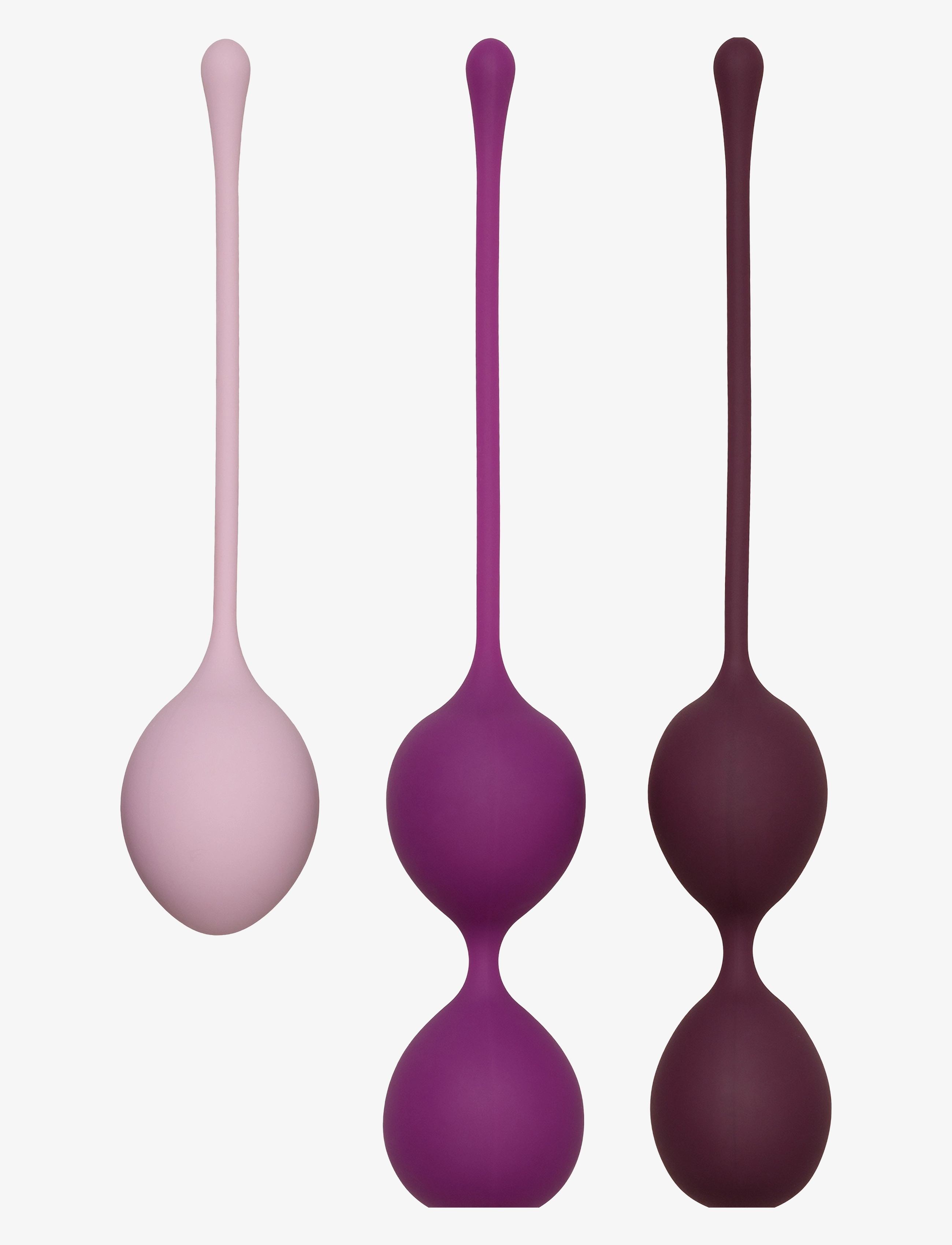 Amaysin Amaysin Triple Kegel Exerciser Balls Set - Amaysin - ROSE;PURPLE;BORDEAUX / multi