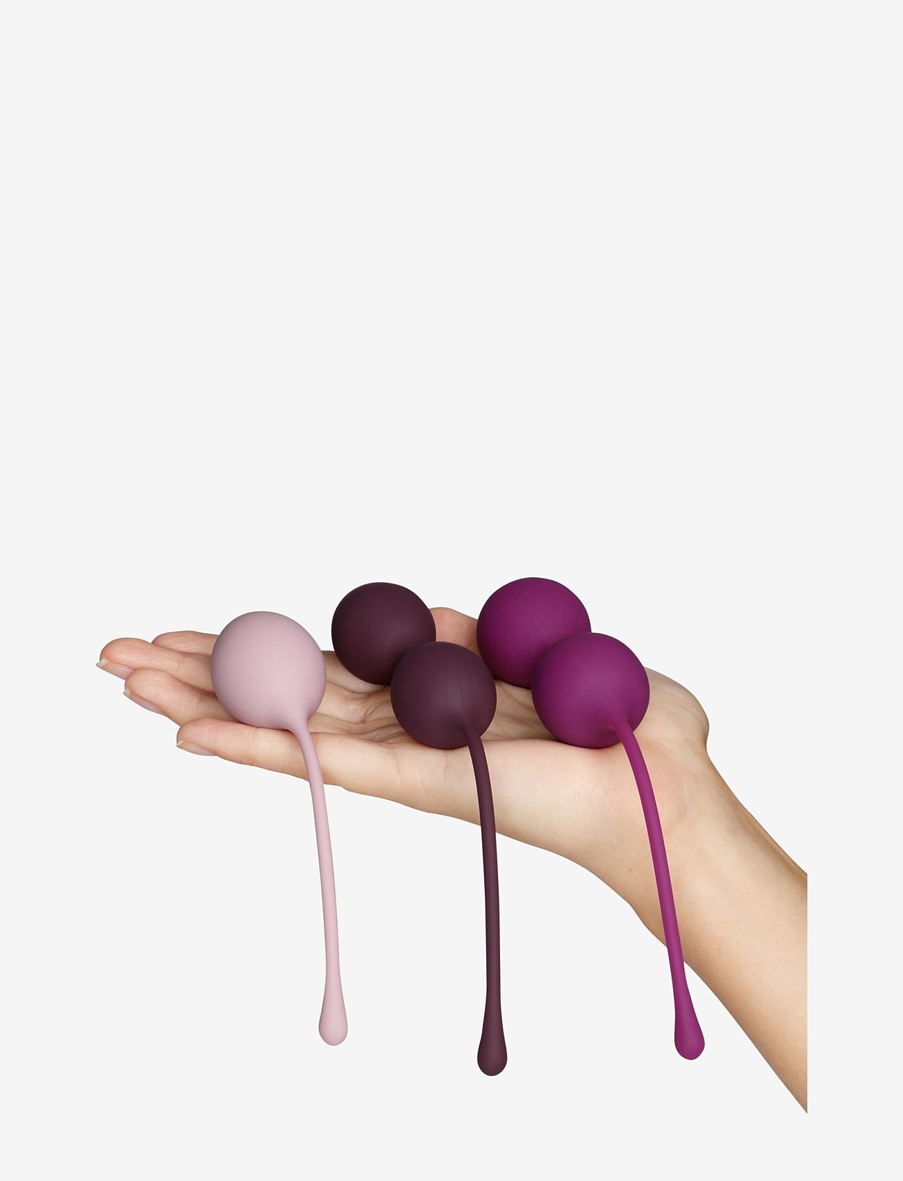 Amaysin - Amaysin Triple Kegel Exerciser Balls Set - sex & intimacy - rose;purple;bordeaux - 2