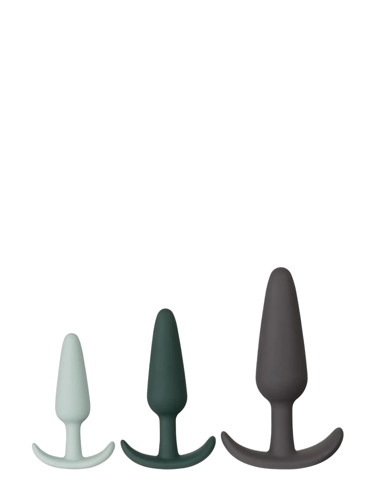 Amaysin Amaysin Triple Butt Plug Set - Amaysin - GREEN;BLACK / multi