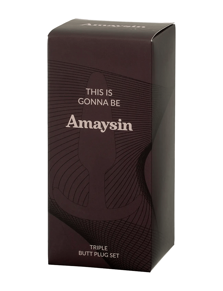 Amaysin - Amaysin Triple Butt Plug Set - sex & intimacy - green;black - 5