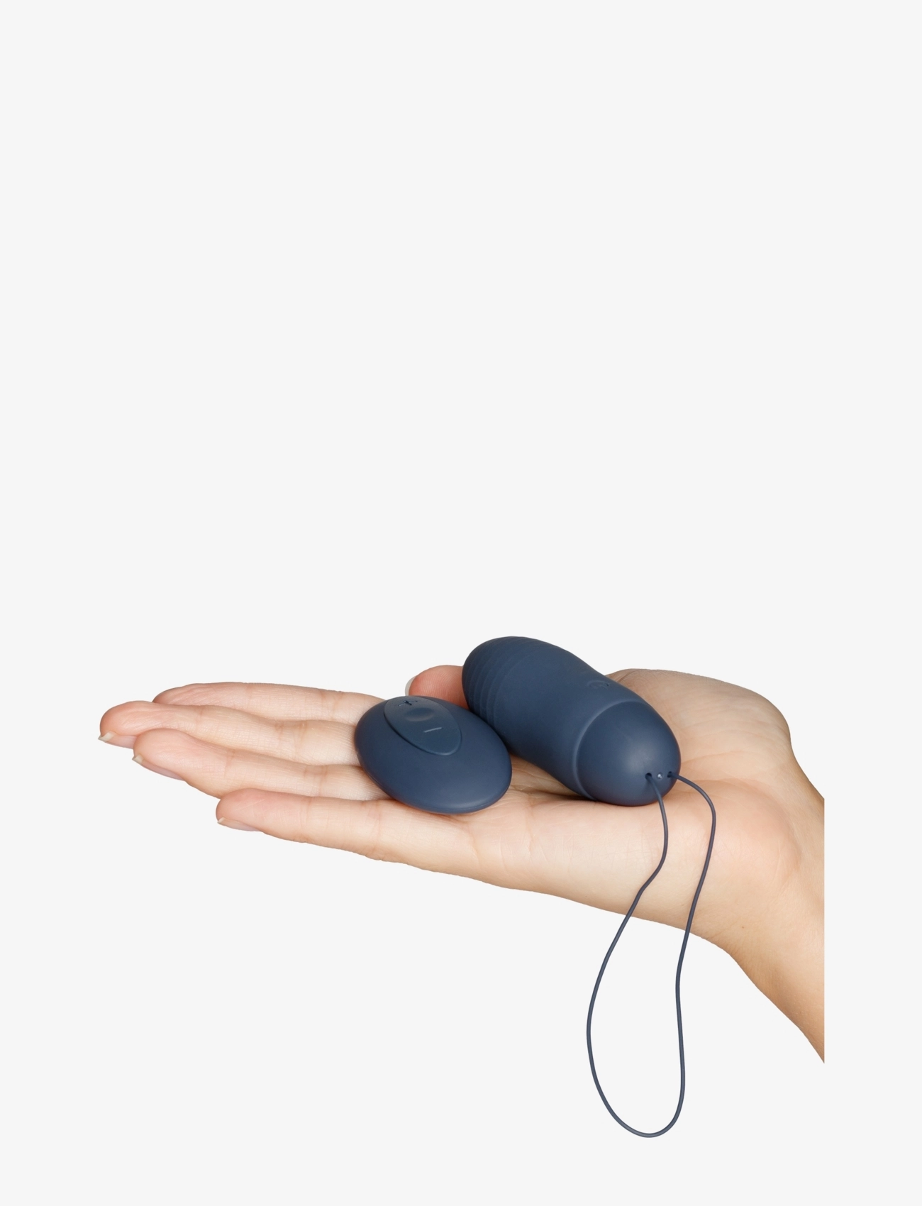 Amaysin - Amaysin Ribbed Rechargeable and Remote Controlled Love Egg - vibratorer - blue - 3