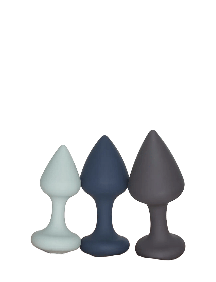 Amaysin - Amaysin Trio Butt Plug Set - sex & intimacy - mixed colours - 5