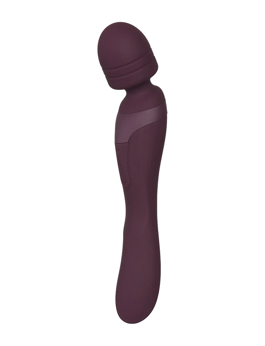 Amaysin - Amaysin Duo Rechargeable Magic Wand and Dildo Vibrator - sex & intimacy - bordeaux - 0