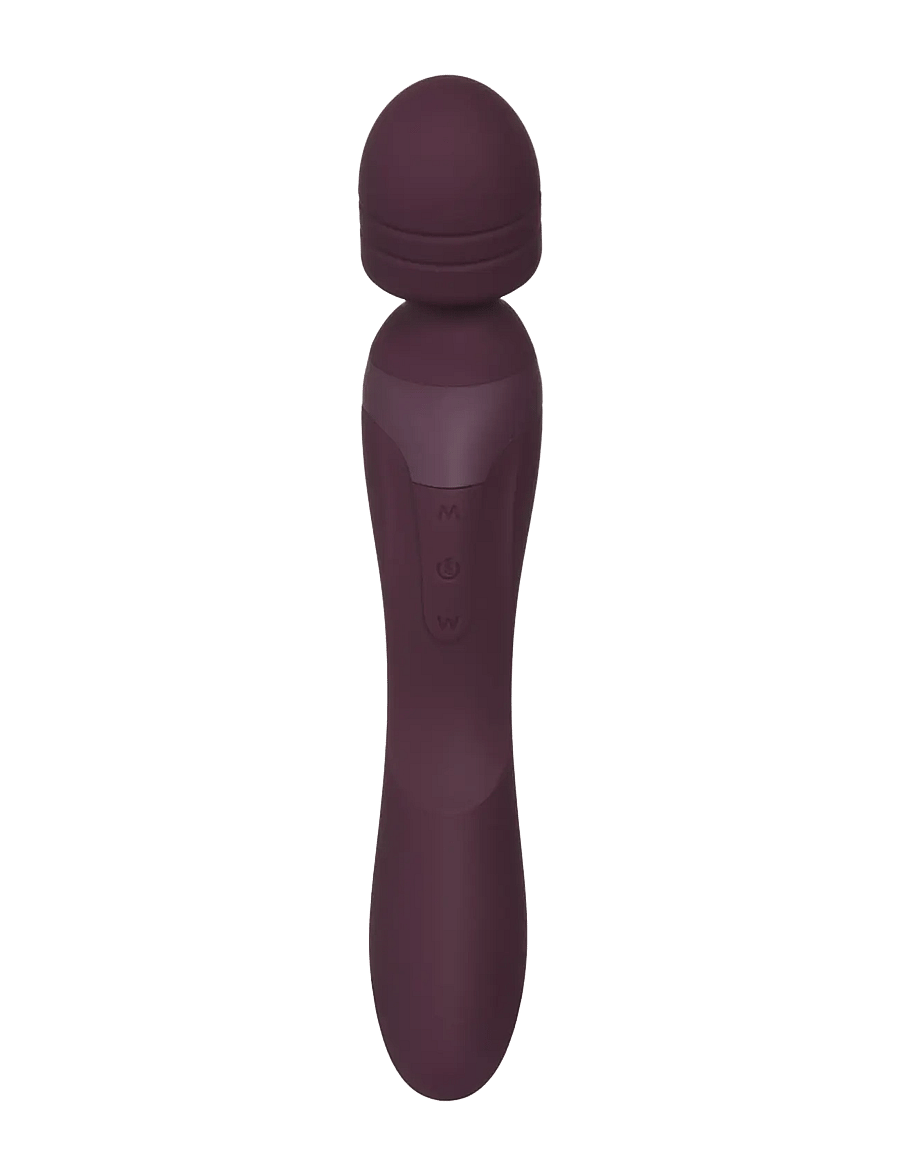 Amaysin - Amaysin Duo Rechargeable Magic Wand and Dildo Vibrator - sex & intimacy - bordeaux - 1