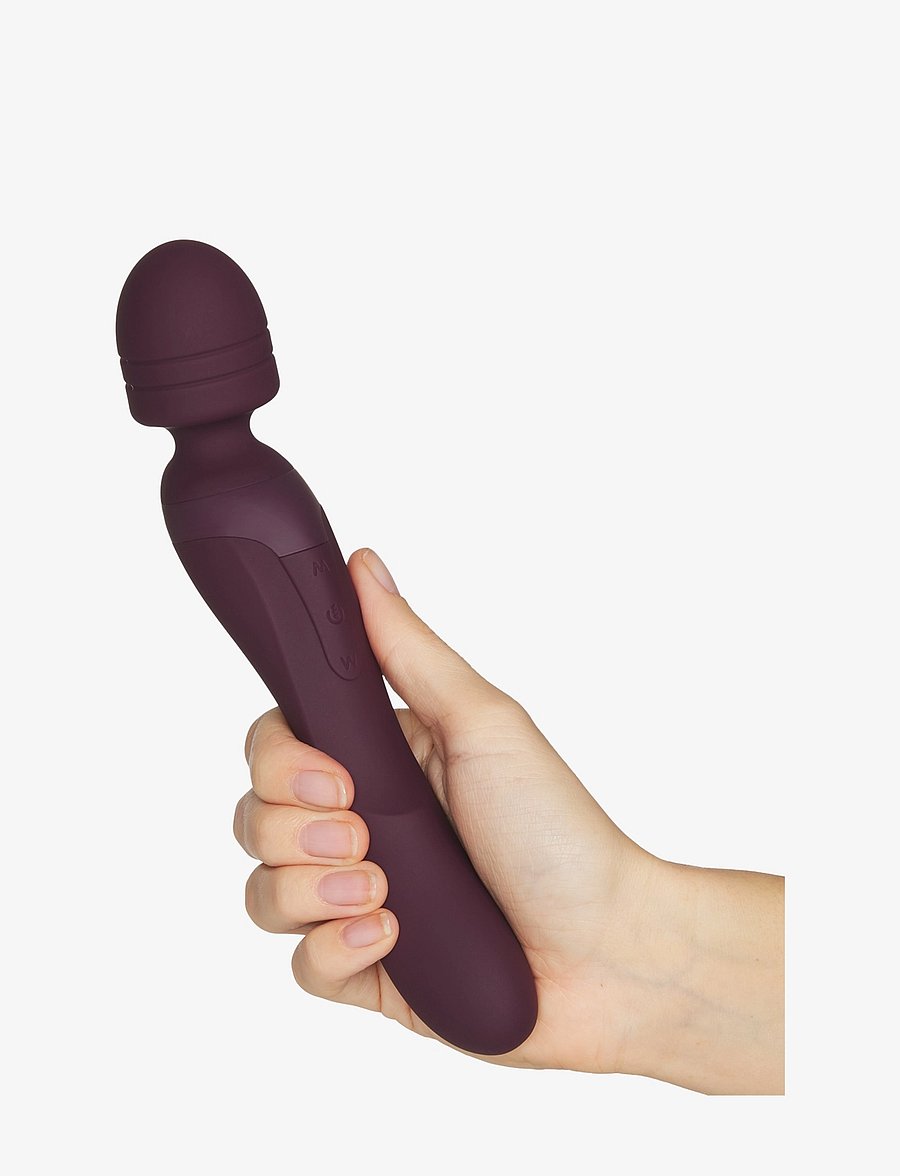 Amaysin - Amaysin Duo Rechargeable Magic Wand and Dildo Vibrator - sex & intimacy - bordeaux - 4