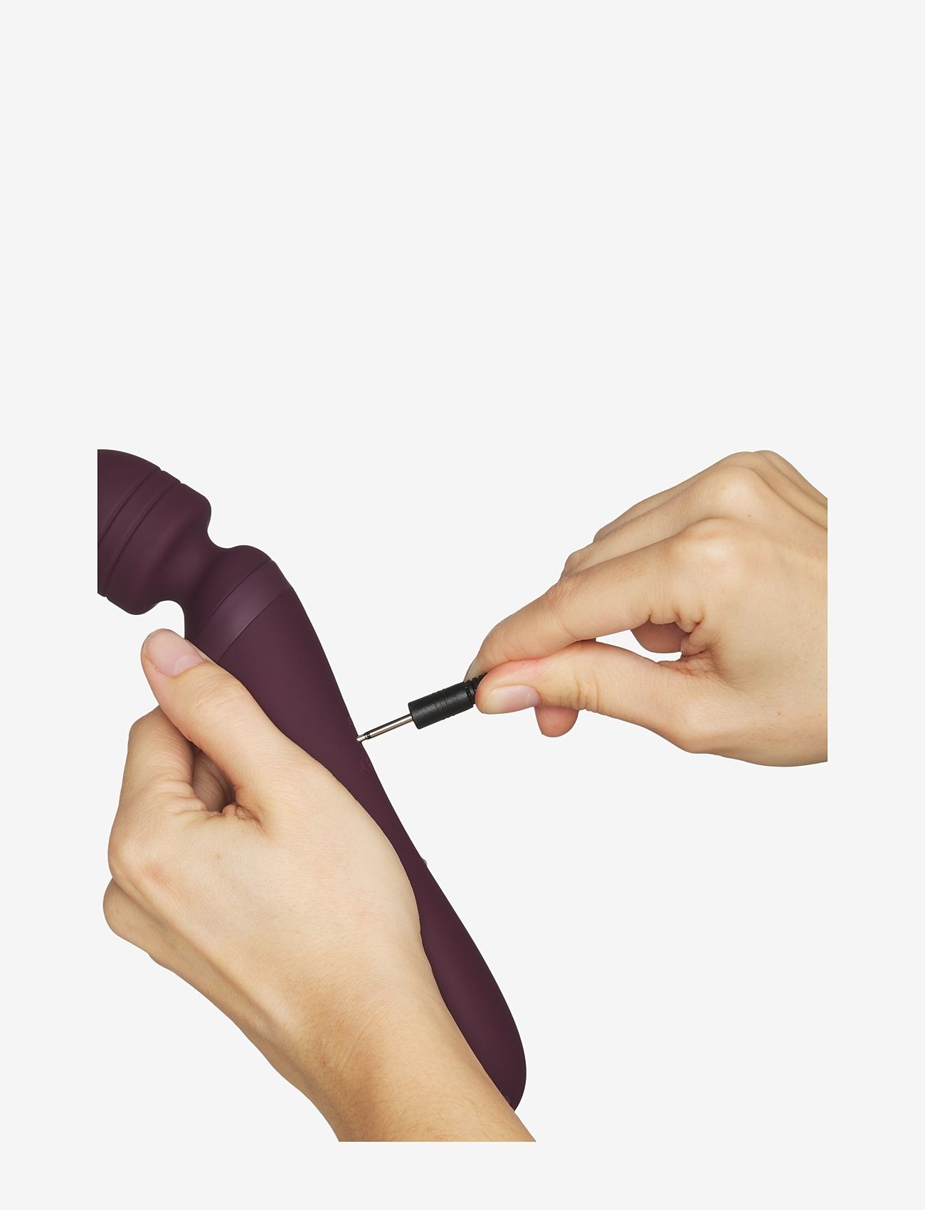 Amaysin - Amaysin Duo Rechargeable Magic Wand and Dildo Vibrator - vibraattorit - bordeaux - 5