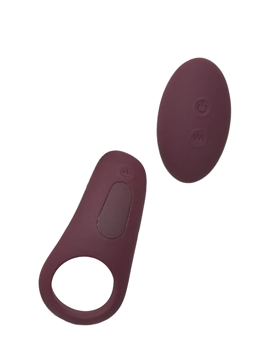 Amaysin - Amaysin Remote-Controlled Vibrating Love Penis Ring - sex & intimacy - bordeaux - 0
