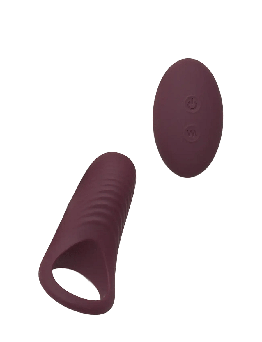 Amaysin - Amaysin Remote-Controlled Vibrating Love Penis Ring - sex & intimacy - bordeaux - 1