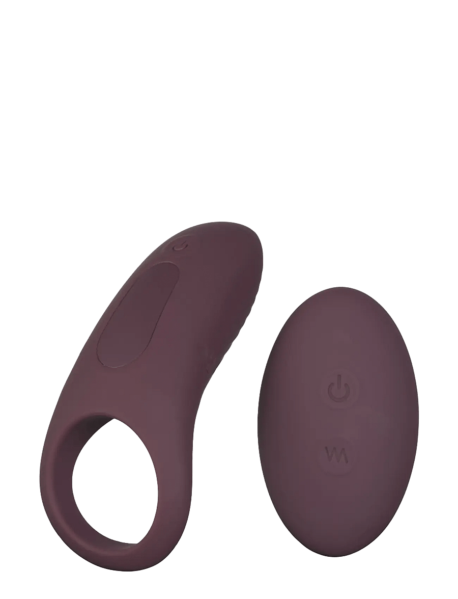 Amaysin - Amaysin Remote-Controlled Vibrating Love Penis Ring - sex & intimacy - bordeaux - 2