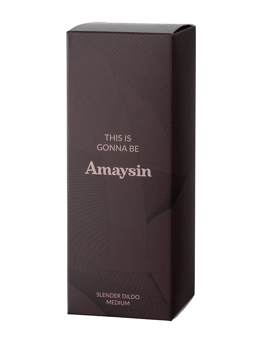 Amaysin - Amaysin Slender Medium Dildo - bordeaux - 4