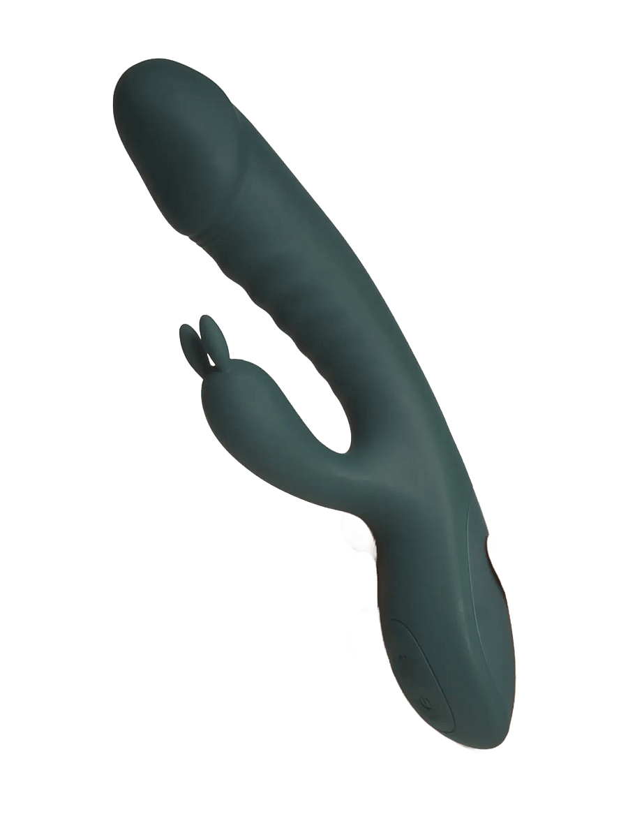 Amaysin - Amaysin Ribbed Rabbit Vibrator - sex & intimacy - green - 4