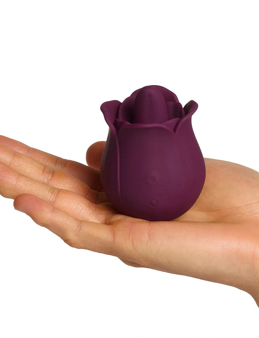 Amaysin - Amaysin Licking Rose Vibrator - vibratorer - bordeaux - 0