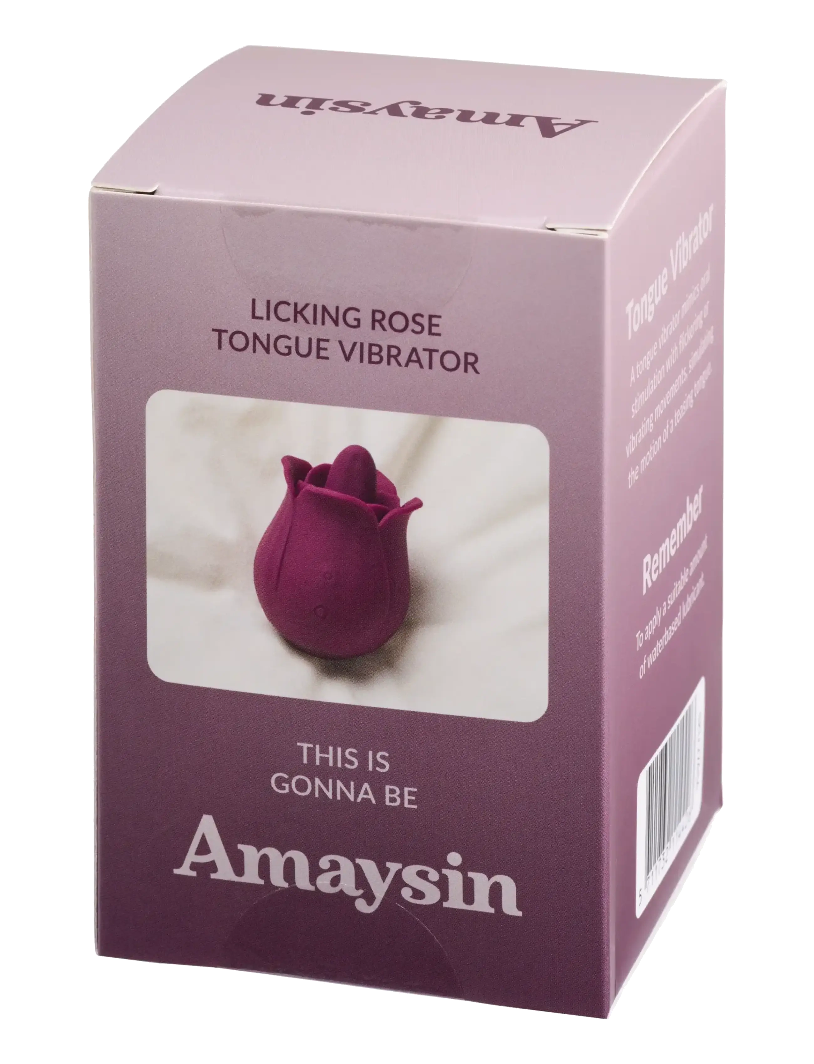 Amaysin - Amaysin Licking Rose Vibrator - sex & intimitet - bordeaux - 4