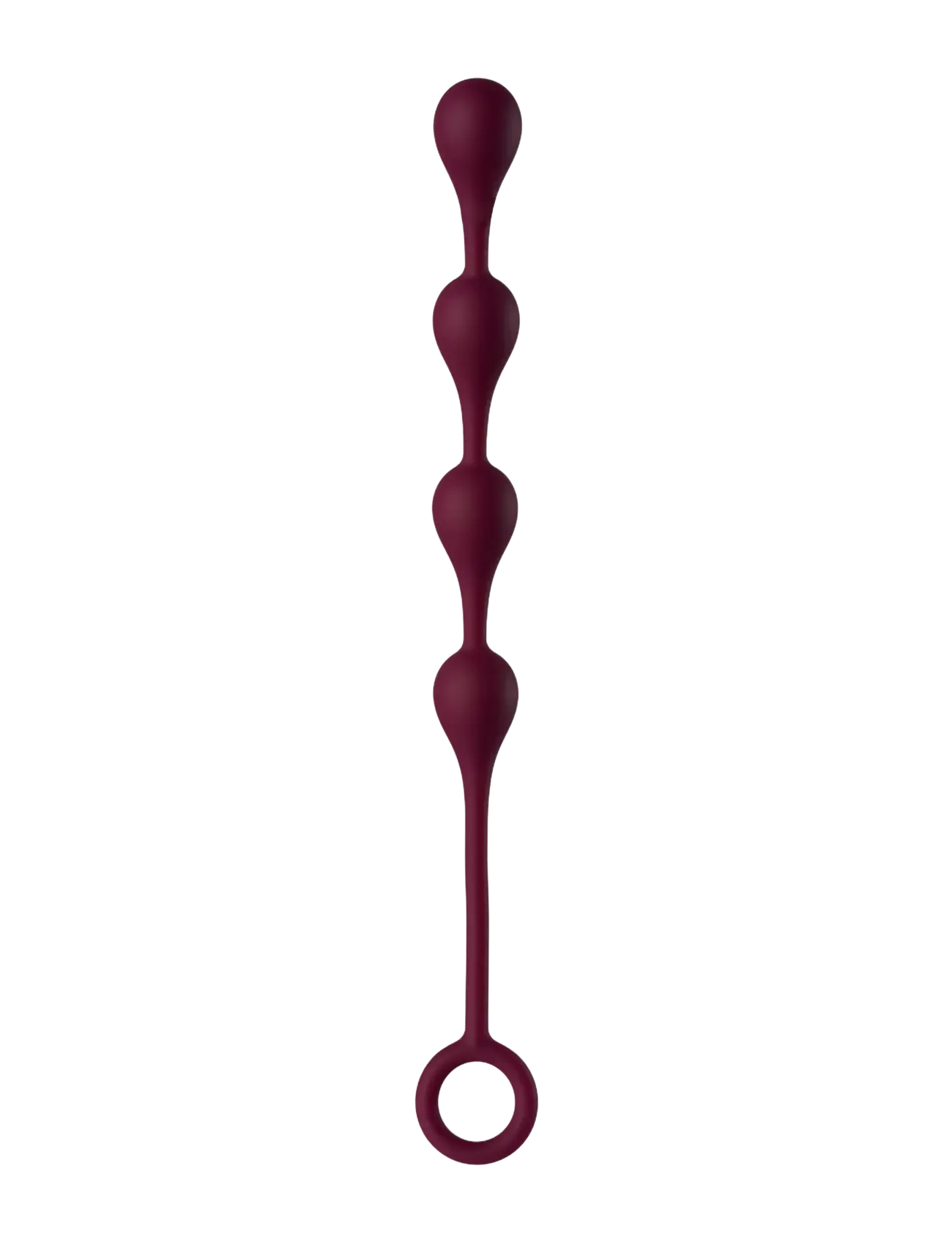Amaysin Amaysin Waterdrop Silicone Anal Beads - Amaysin - BORDEAUX / burgundy