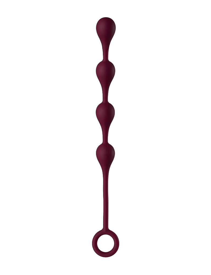 Amaysin - Amaysin Waterdrop Silicone Anal Beads - sex & intimacy - bordeaux - 0