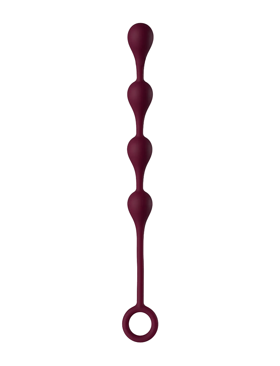 Amaysin - Amaysin Waterdrop Silicone Anal Beads - sex & intimacy - bordeaux - 0