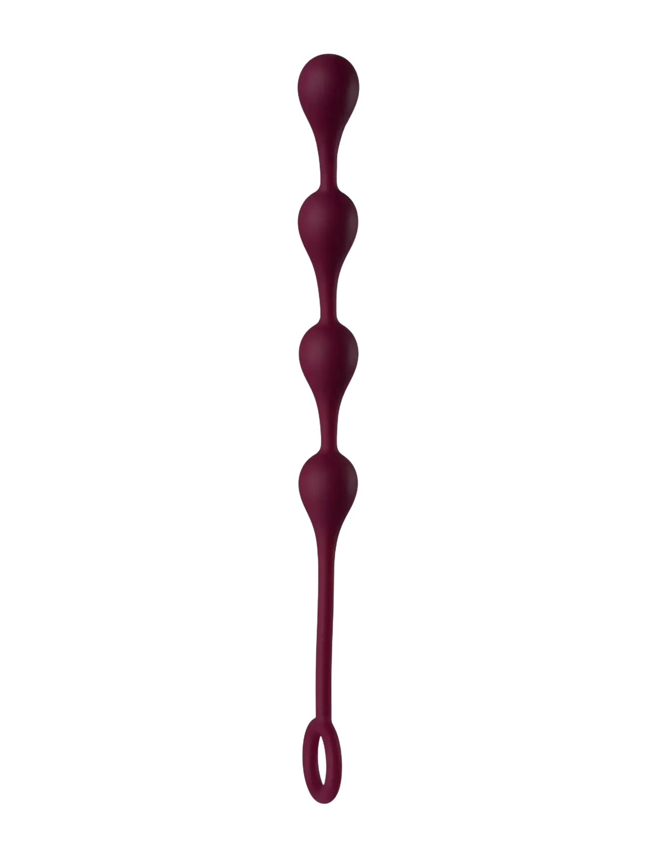 Amaysin - Amaysin Waterdrop Silicone Anal Beads - geisha-kugler & bækkenbundskugler - bordeaux - 1