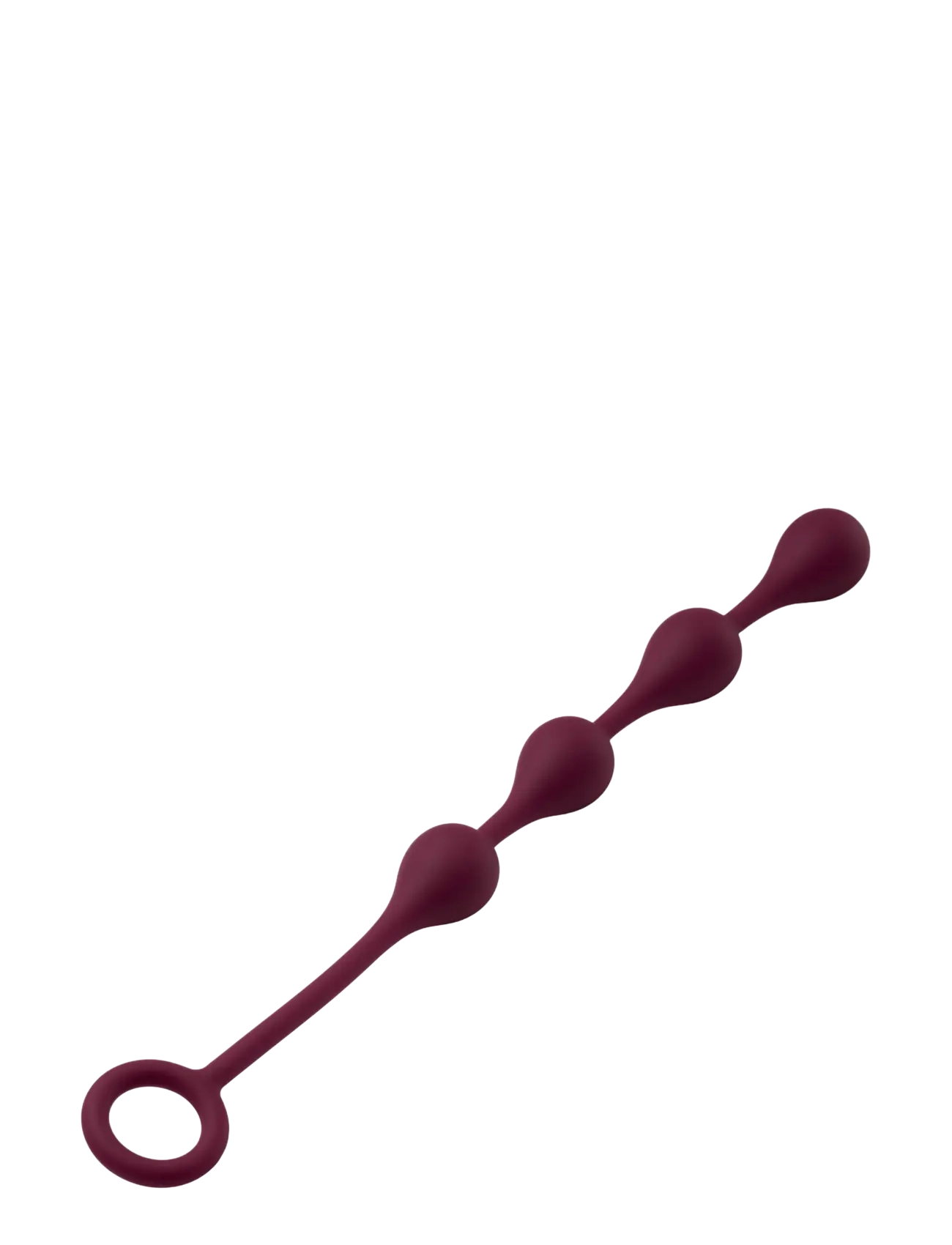 Amaysin - Amaysin Waterdrop Silicone Anal Beads - geisha-kugler & bækkenbundskugler - bordeaux - 2