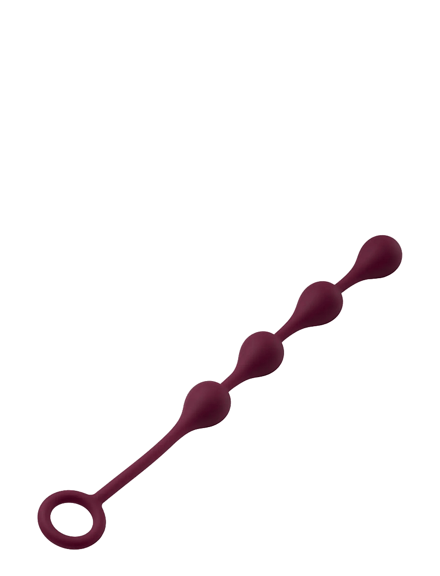 Amaysin - Amaysin Waterdrop Silicone Anal Beads - sex & intimacy - bordeaux - 2