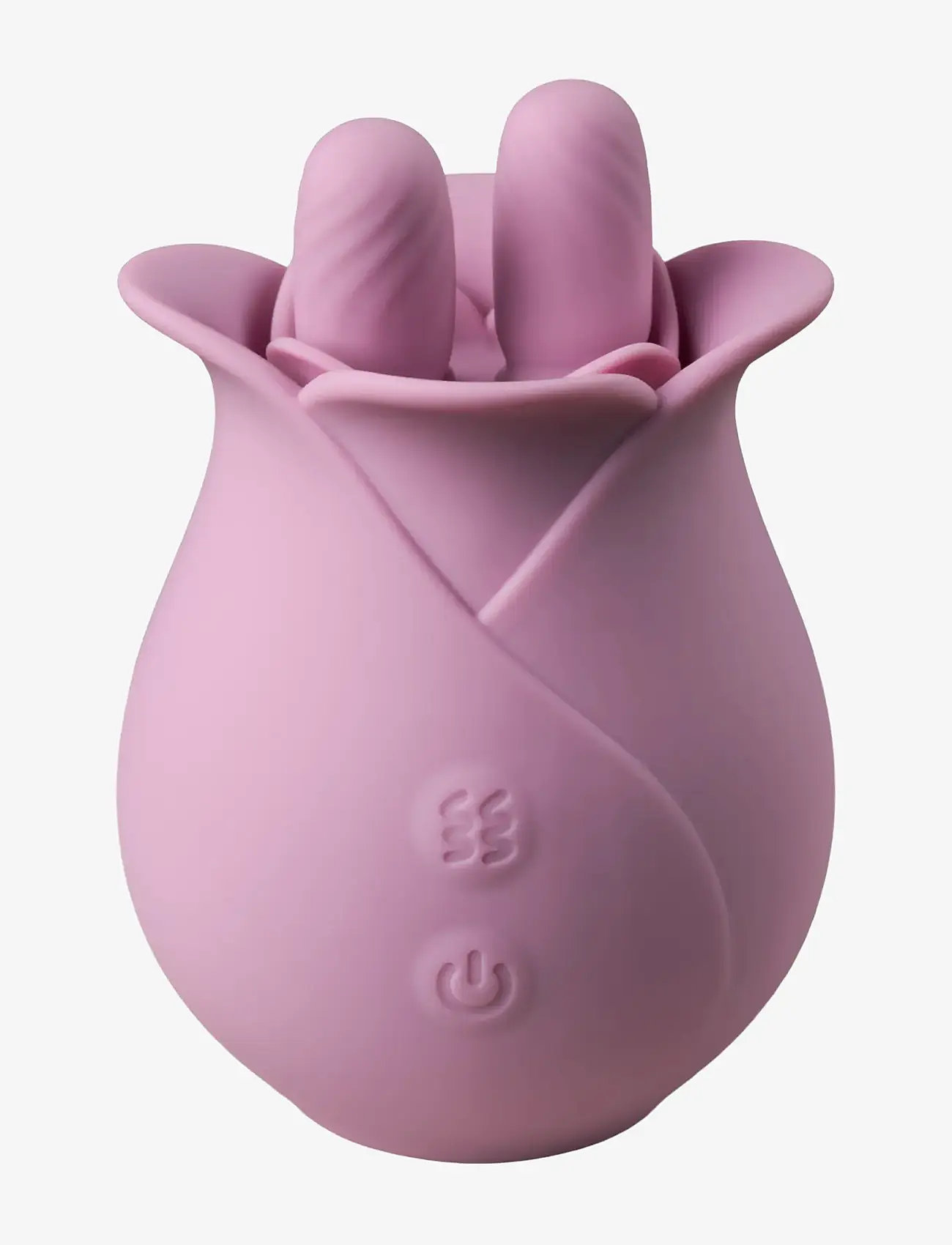 Amaysin - Amaysin Two Fingers Rose Clitoris Vibrator - vibratorer - purple - 0