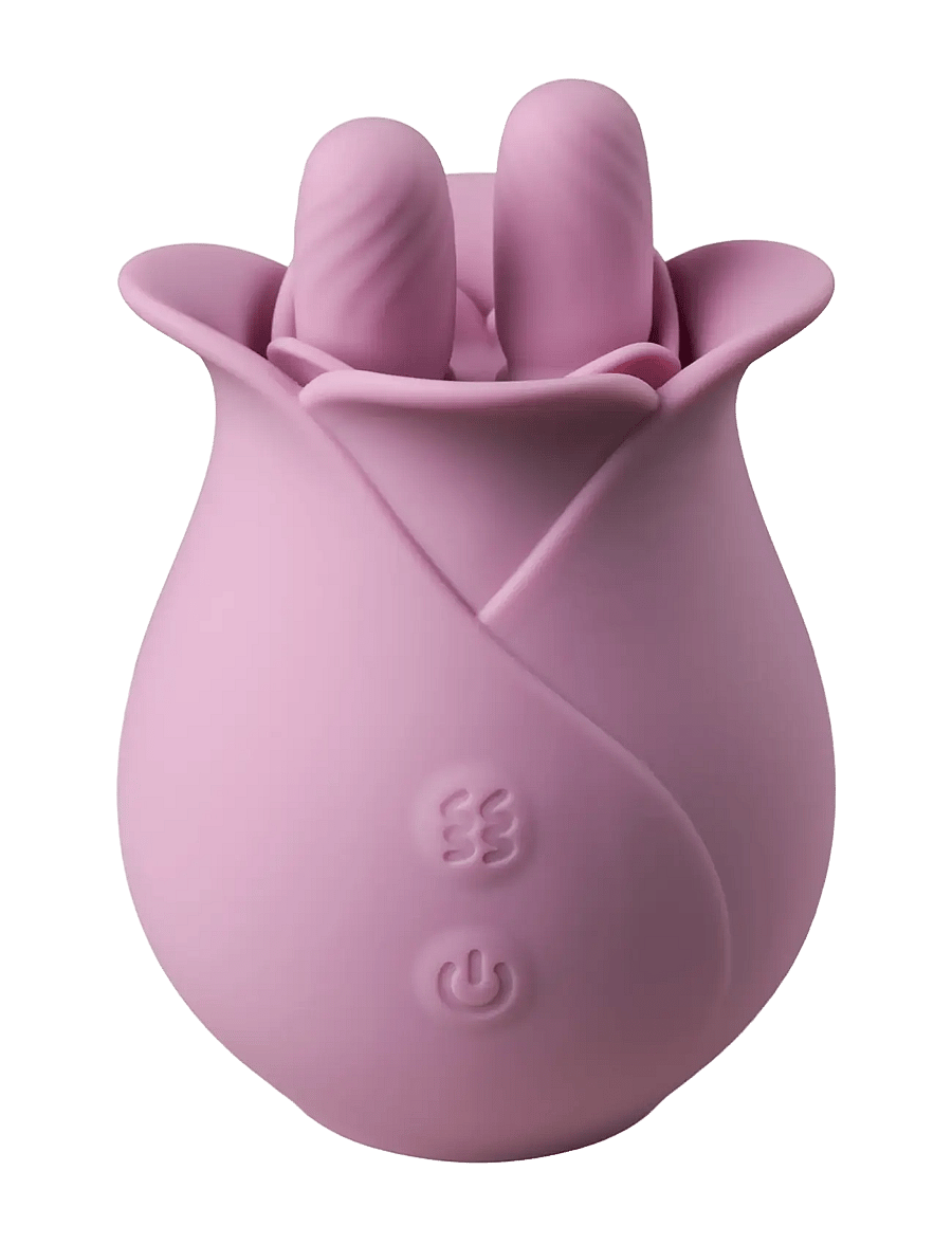 Amaysin - Amaysin Two Fingers Rose Clitoris Vibrator - sex & intimacy - purple - 0