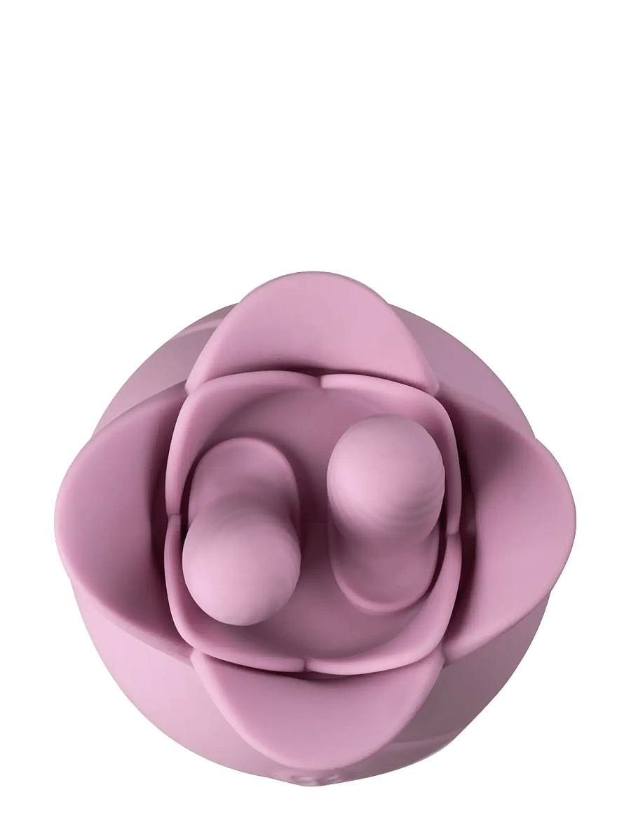 Amaysin - Amaysin Two Fingers Rose Clitoris Vibrator - sex & intimacy - purple - 3