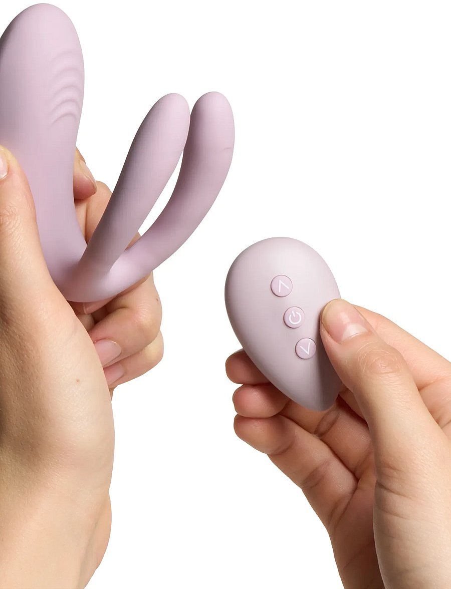 Amaysin - Amaysin Triple Couple’s Vibrator with Remote - sex & intimacy - rosa - 0