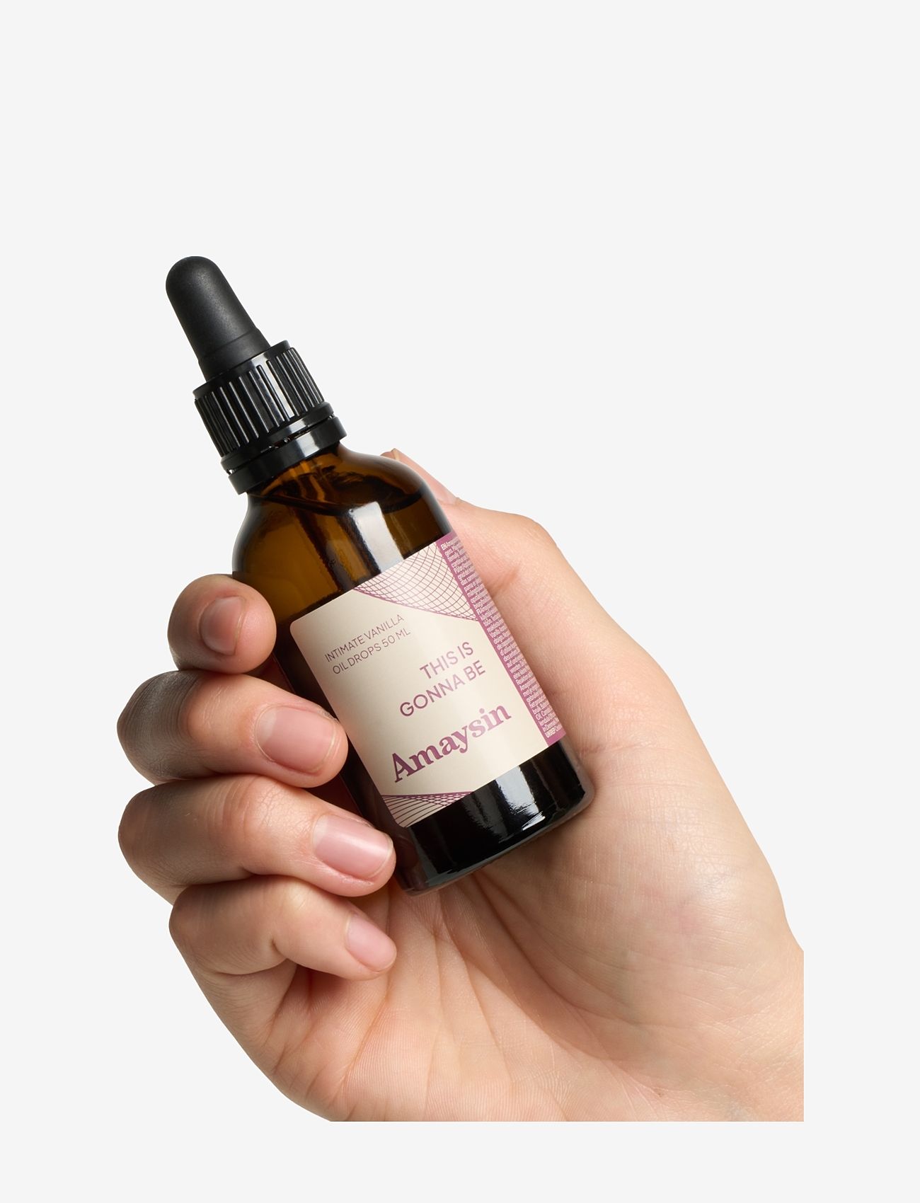 Amaysin - Amaysin Intim Vanilje Oliedråber 50 ml - vartaloöljyt - bordeaux - 2