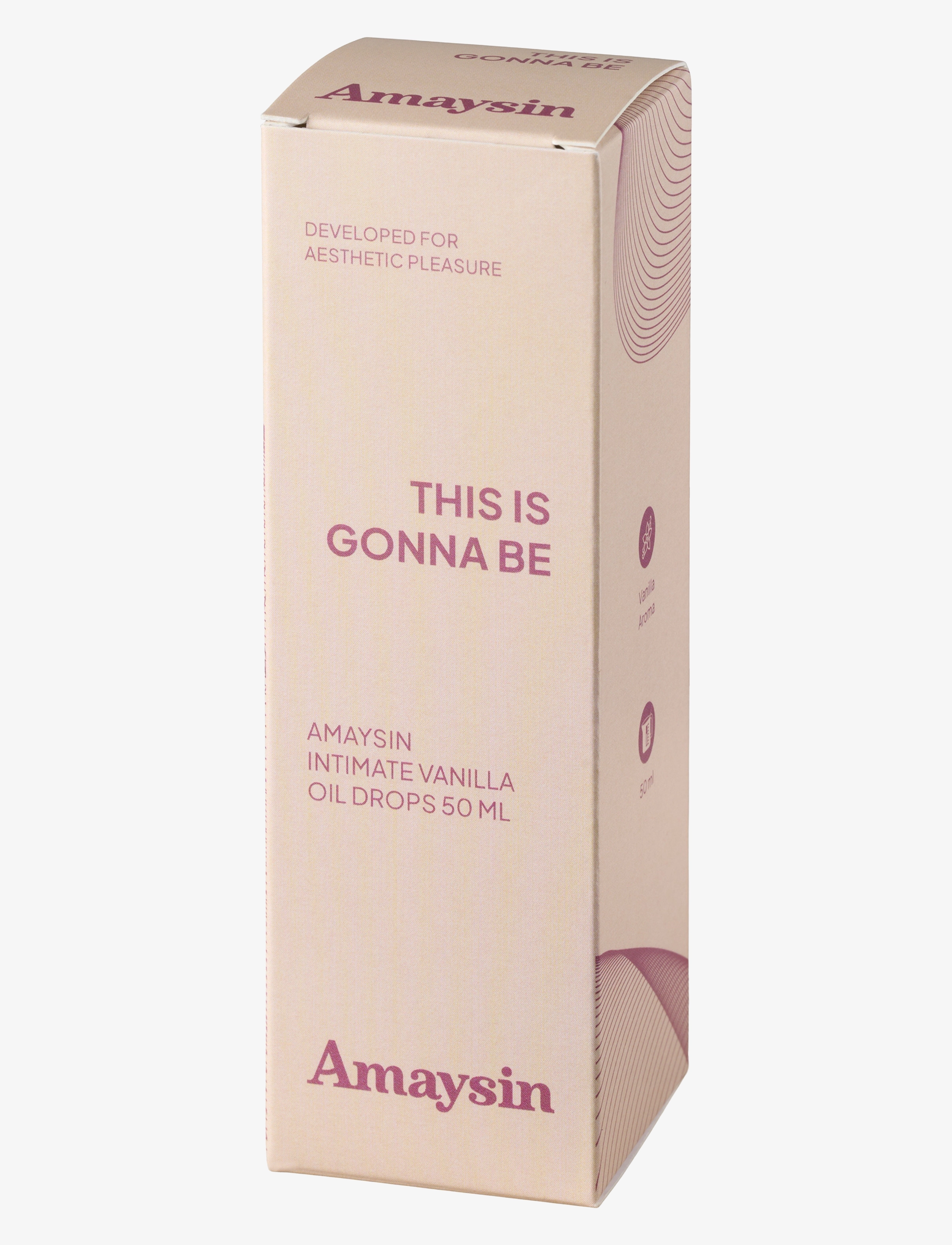 Amaysin - Amaysin Intim Vanilje Oliedråber 50 ml - kroppsolja - bordeaux - 4
